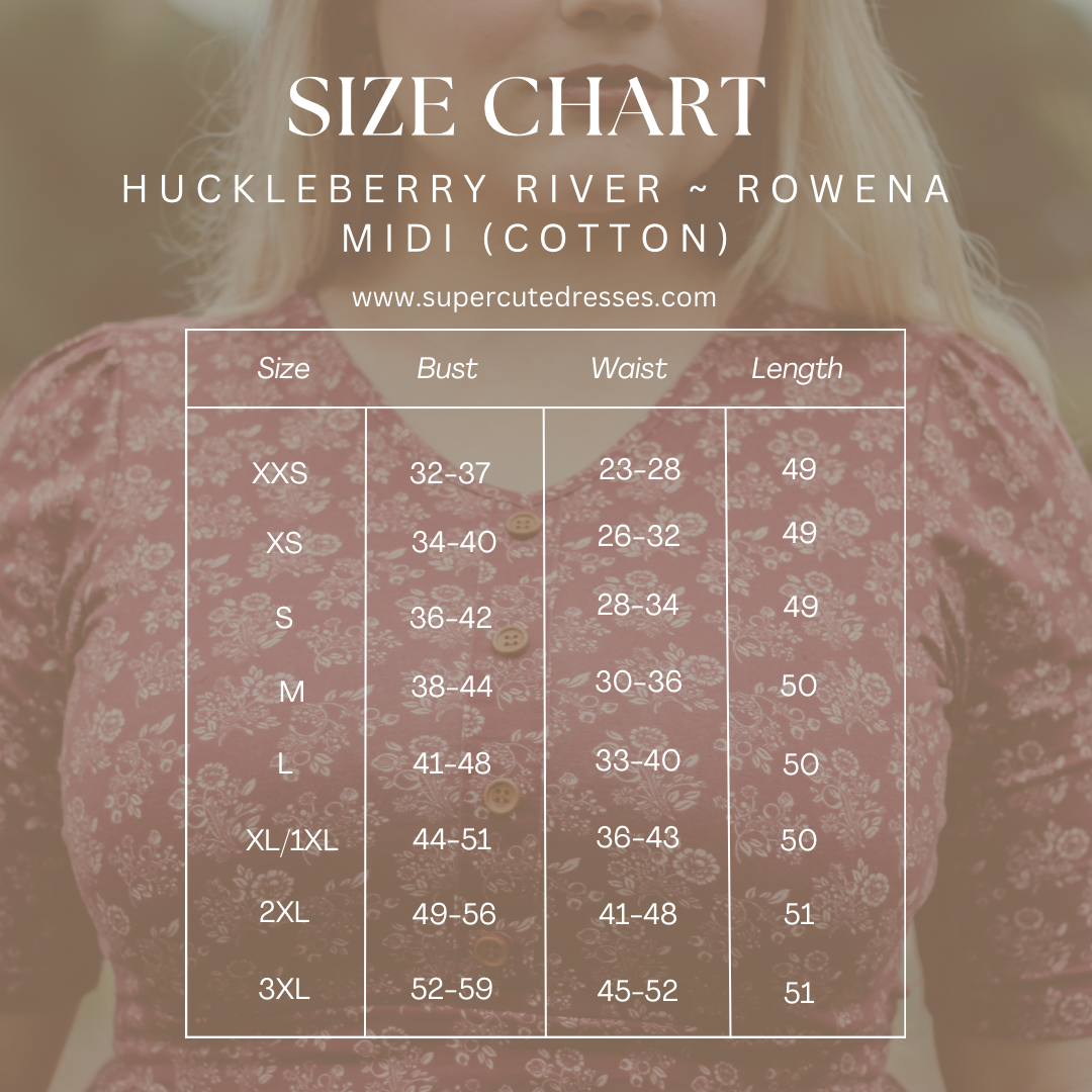 Huckleberry River ~ Rowena Midi