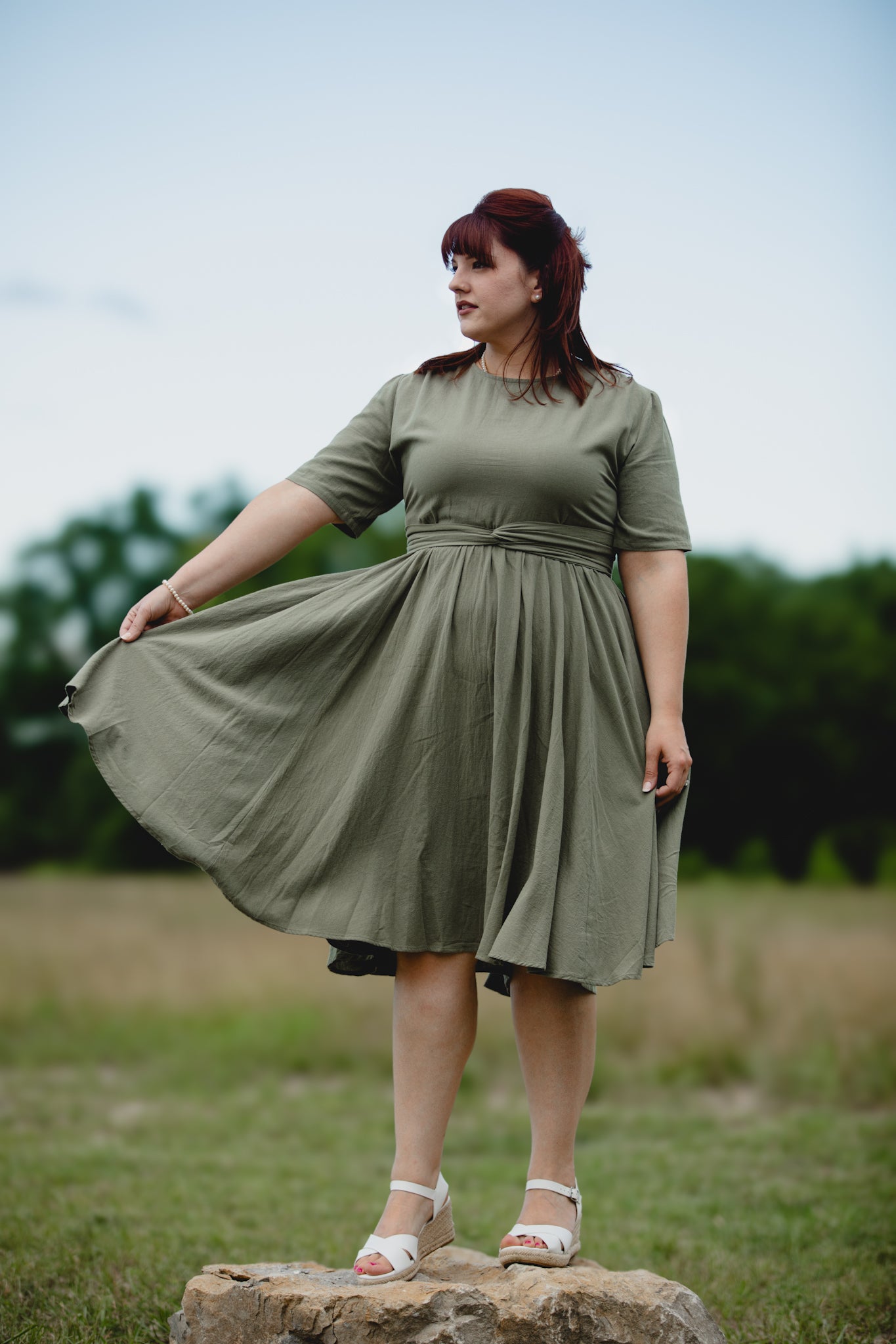 Sage ~ Wildwood Dress