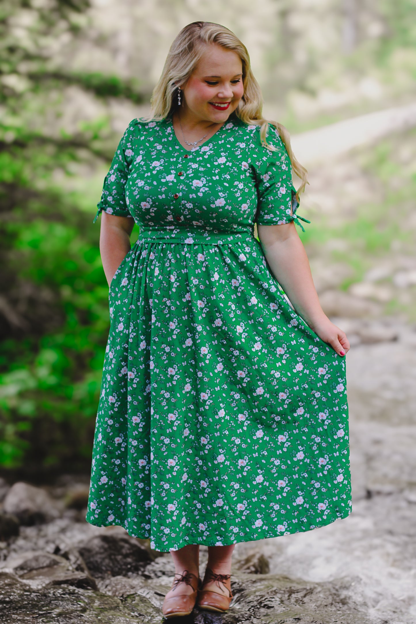 Greenvale Gossamer ~ Rowena Midi