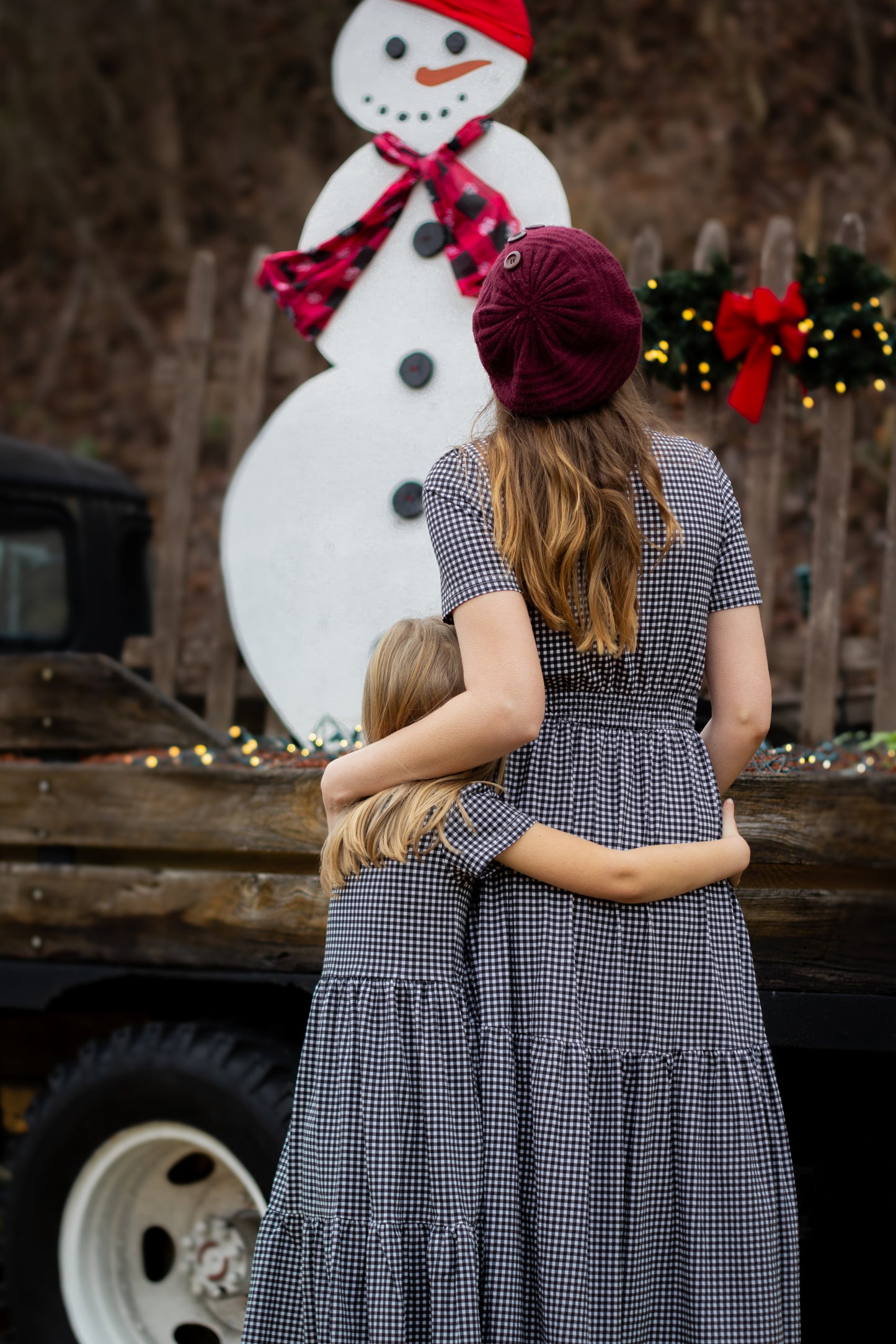 Graphite Gingham ~ Novella Dress