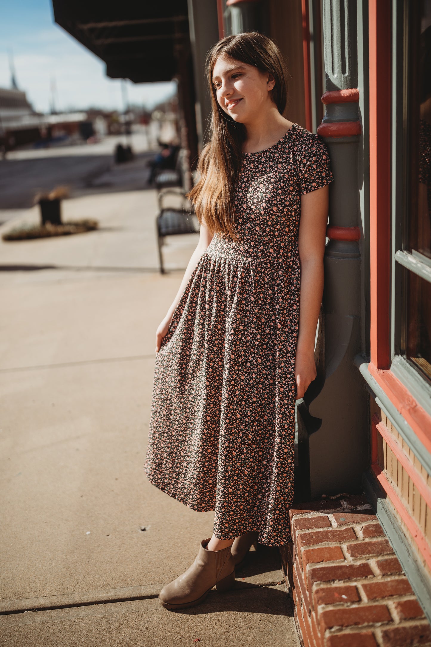 Woodsie Floral ~ Mini Everyday Dress