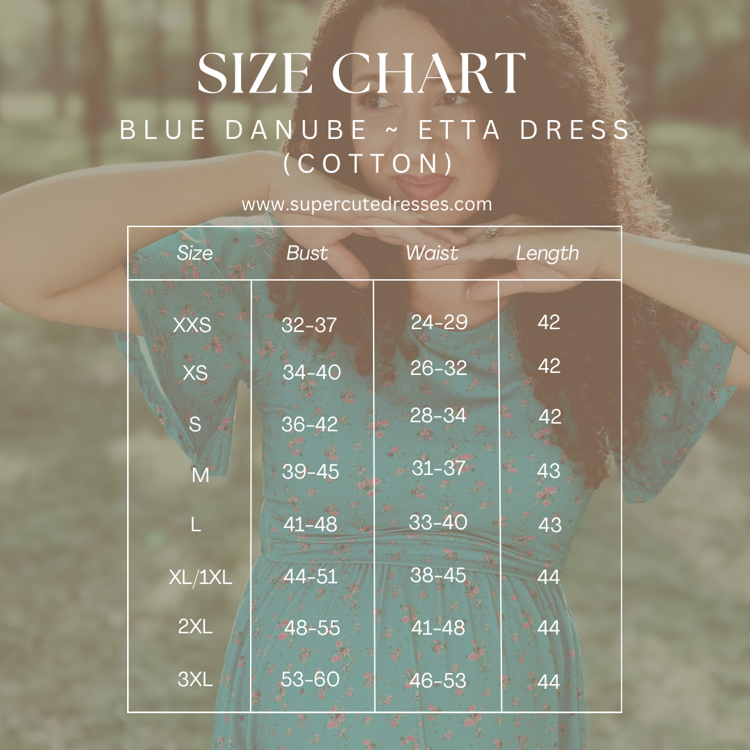 Blue Danube ~ Etta Dress