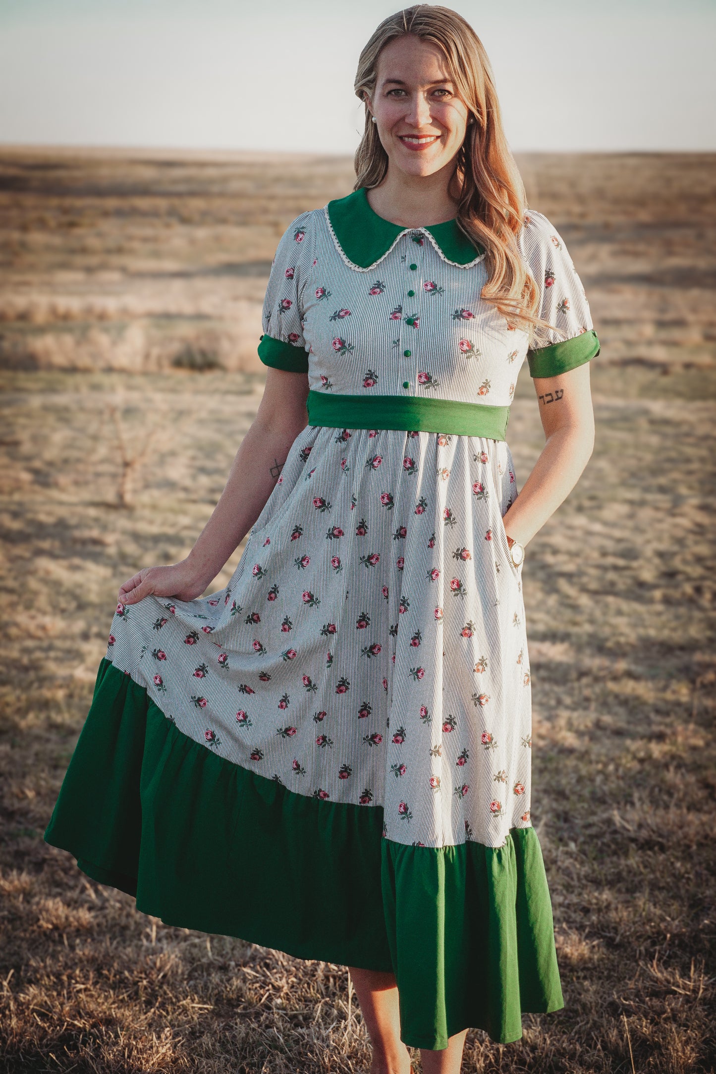 Susannah ~ Verity Dress (Print Pockets)