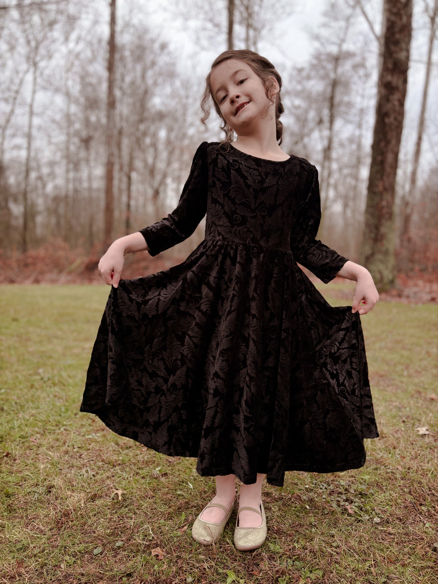 Noir Luxe ~ Fairy-twirl Dress