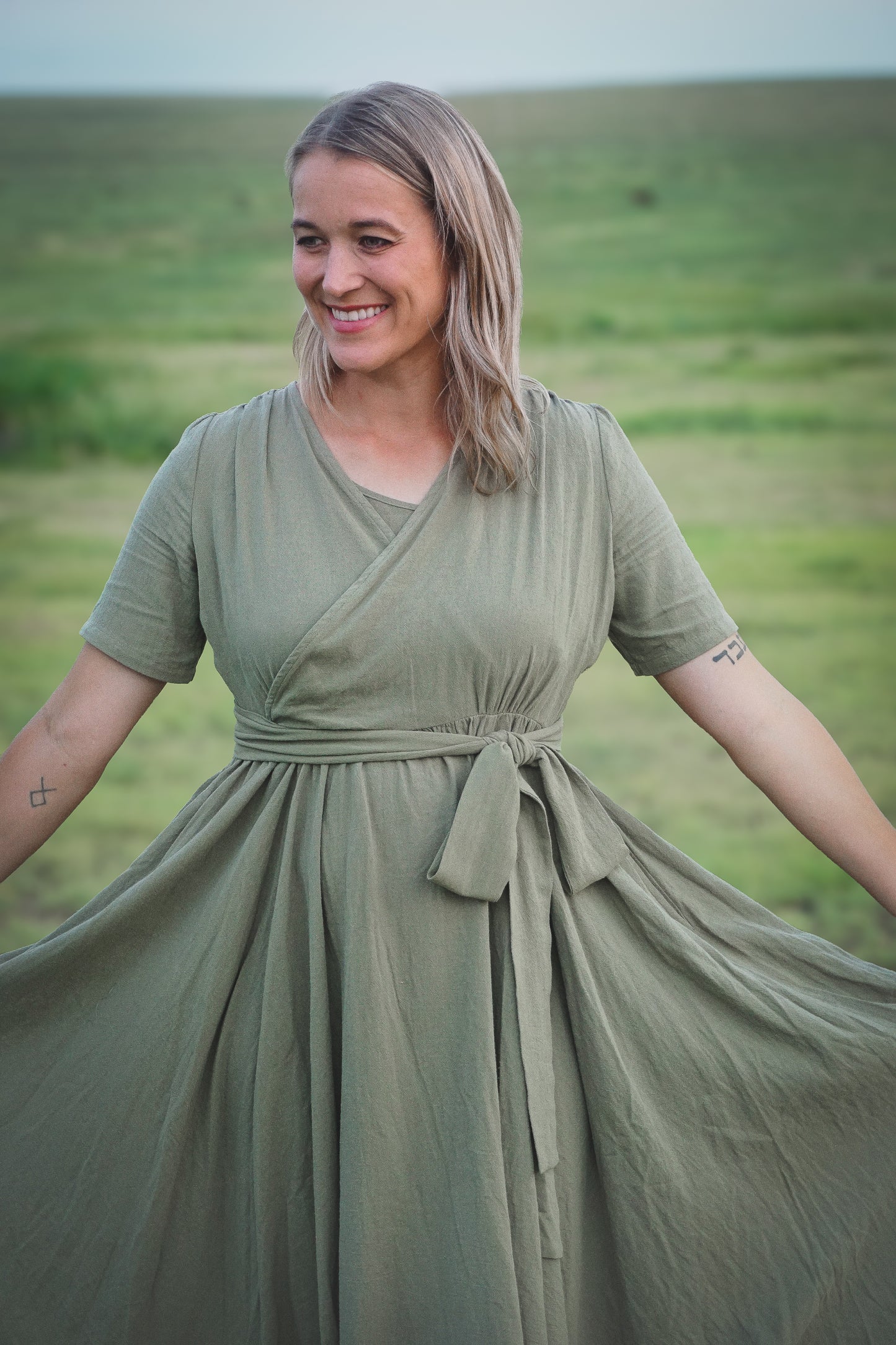 Sage ~ Wildwood Dress