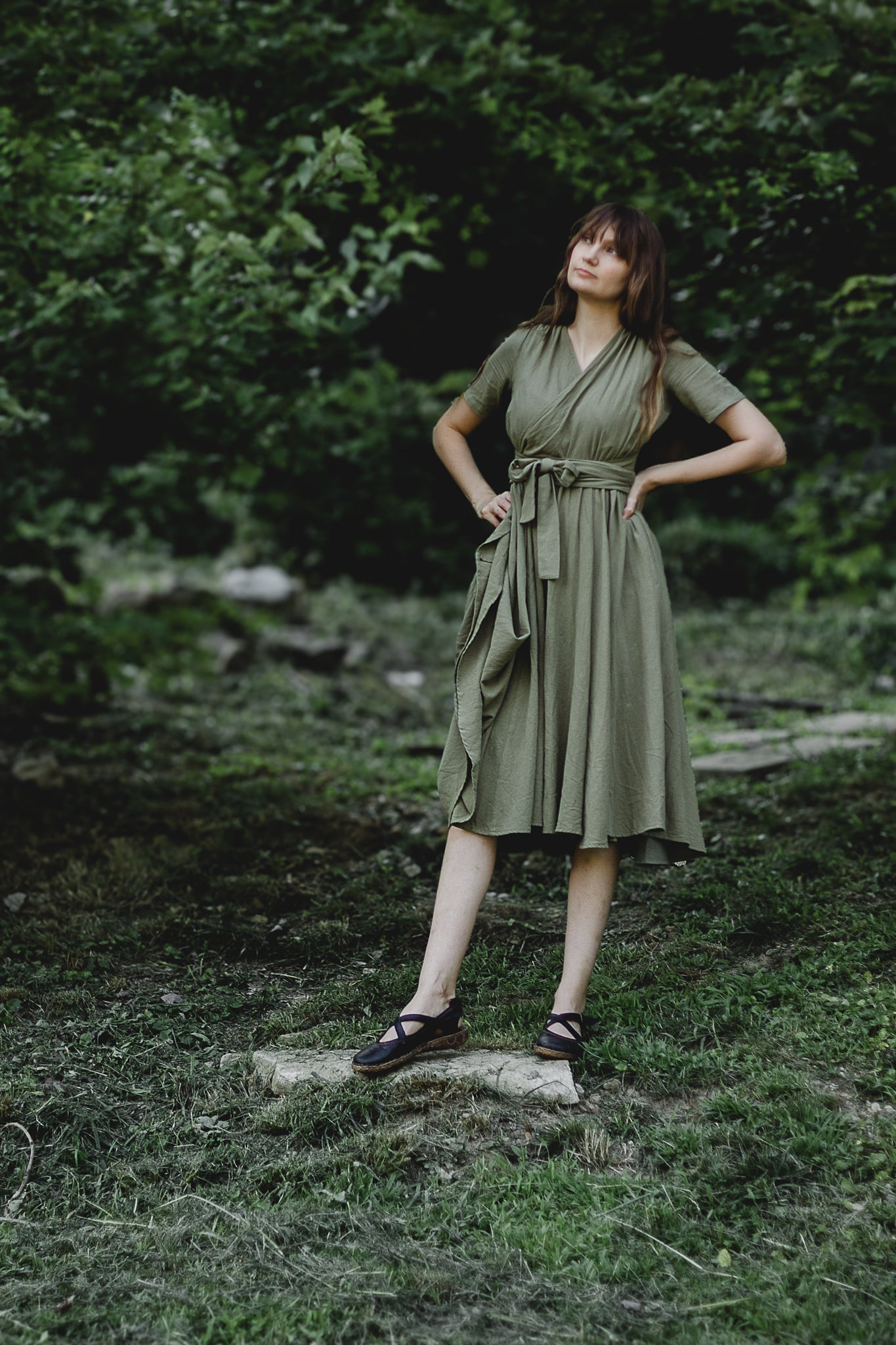 Sage ~ Wildwood Dress