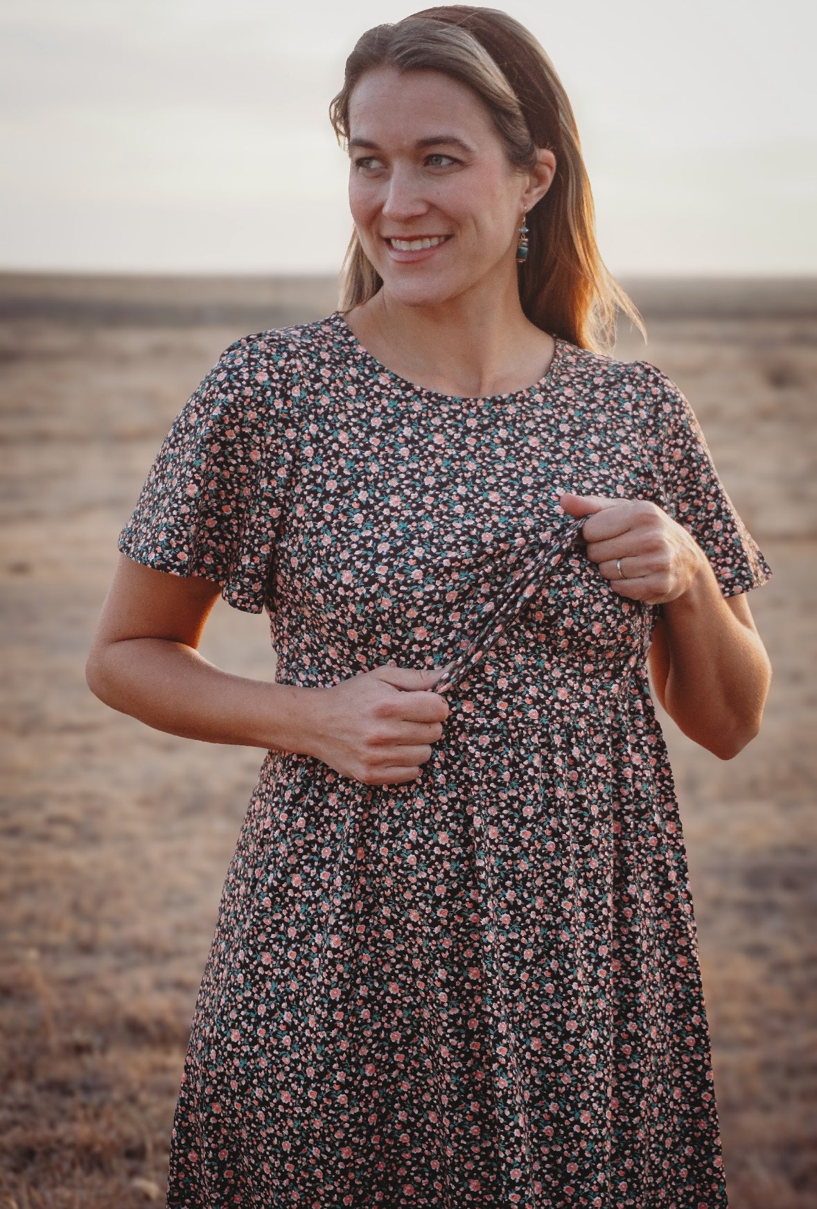 Woodsie Floral ~ Everyday Dress
