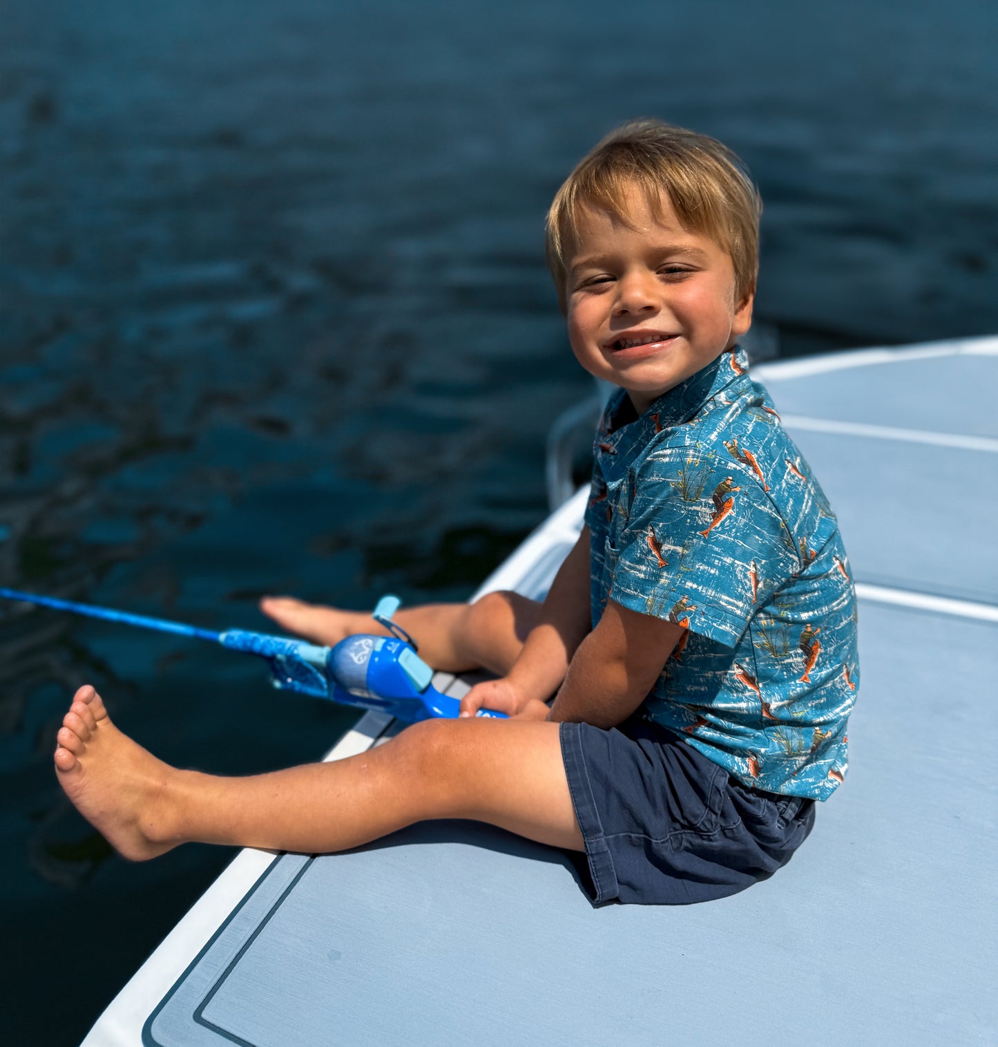 Reel Catch ~ Boy’s Perseverance Polo