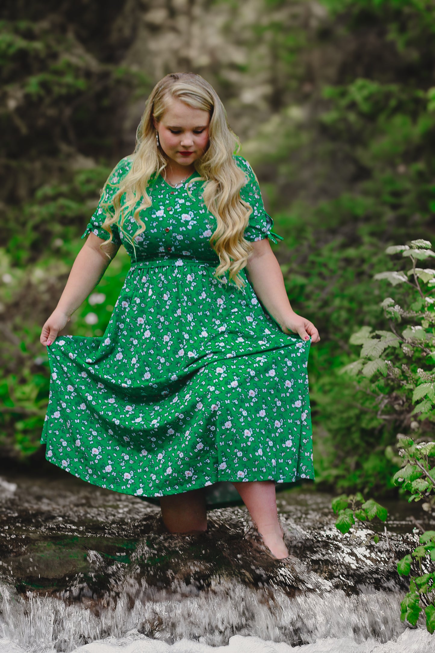 Greenvale Gossamer ~ Rowena Midi