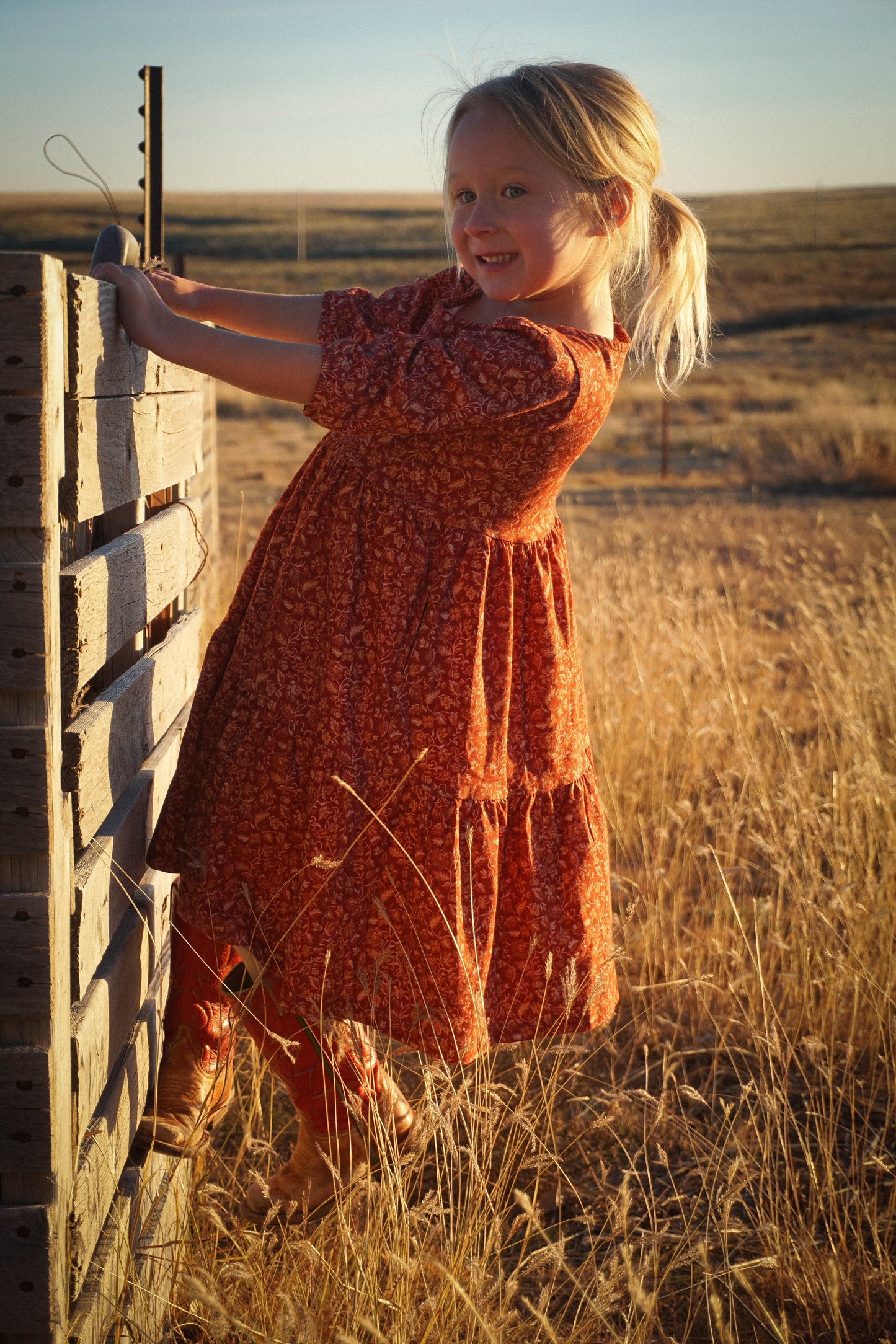 Crimson Ember ~ Novella Dress