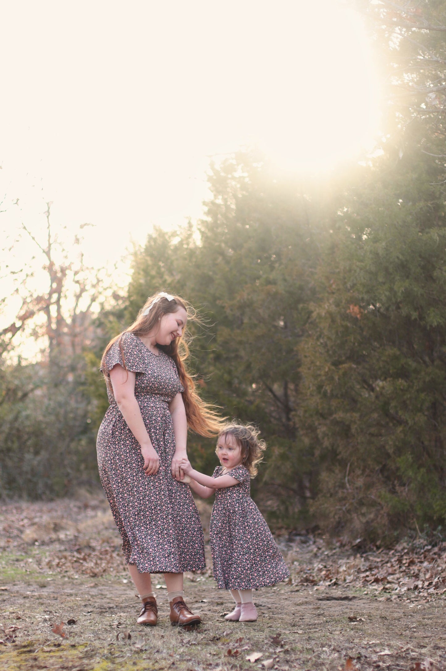 Woodsie Floral ~ Mini Everyday Dress