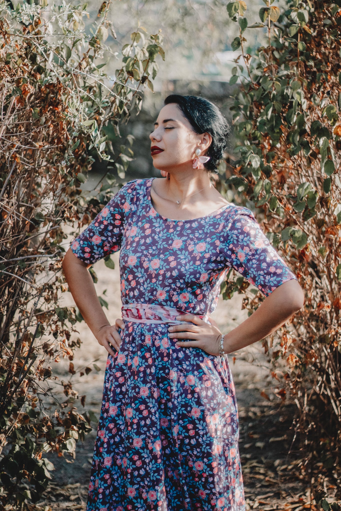 Mahogany Rose ~ Aleda Dress