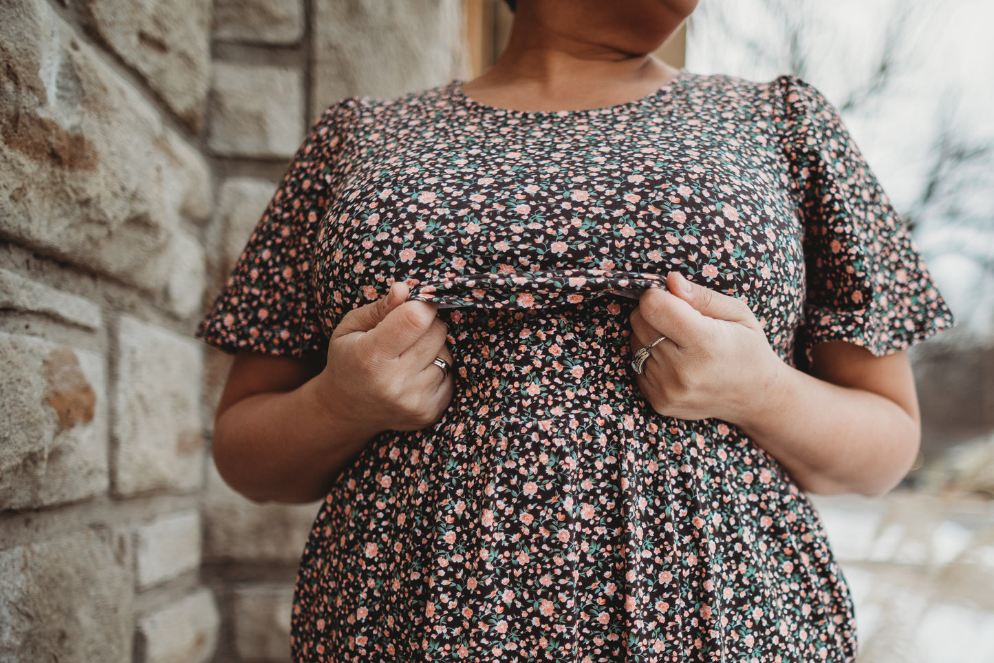 Woodsie Floral ~ Everyday Dress