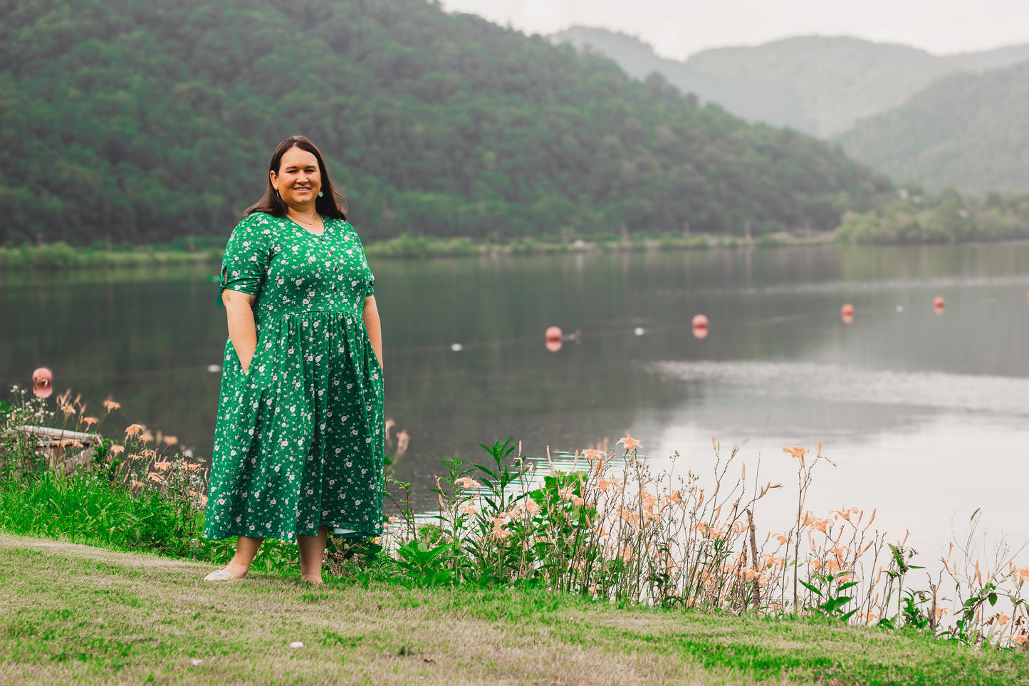 Greenvale Gossamer ~ Rowena Midi