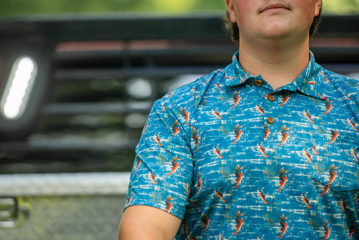 Reel Catch ~ Men’s Perseverance Polo