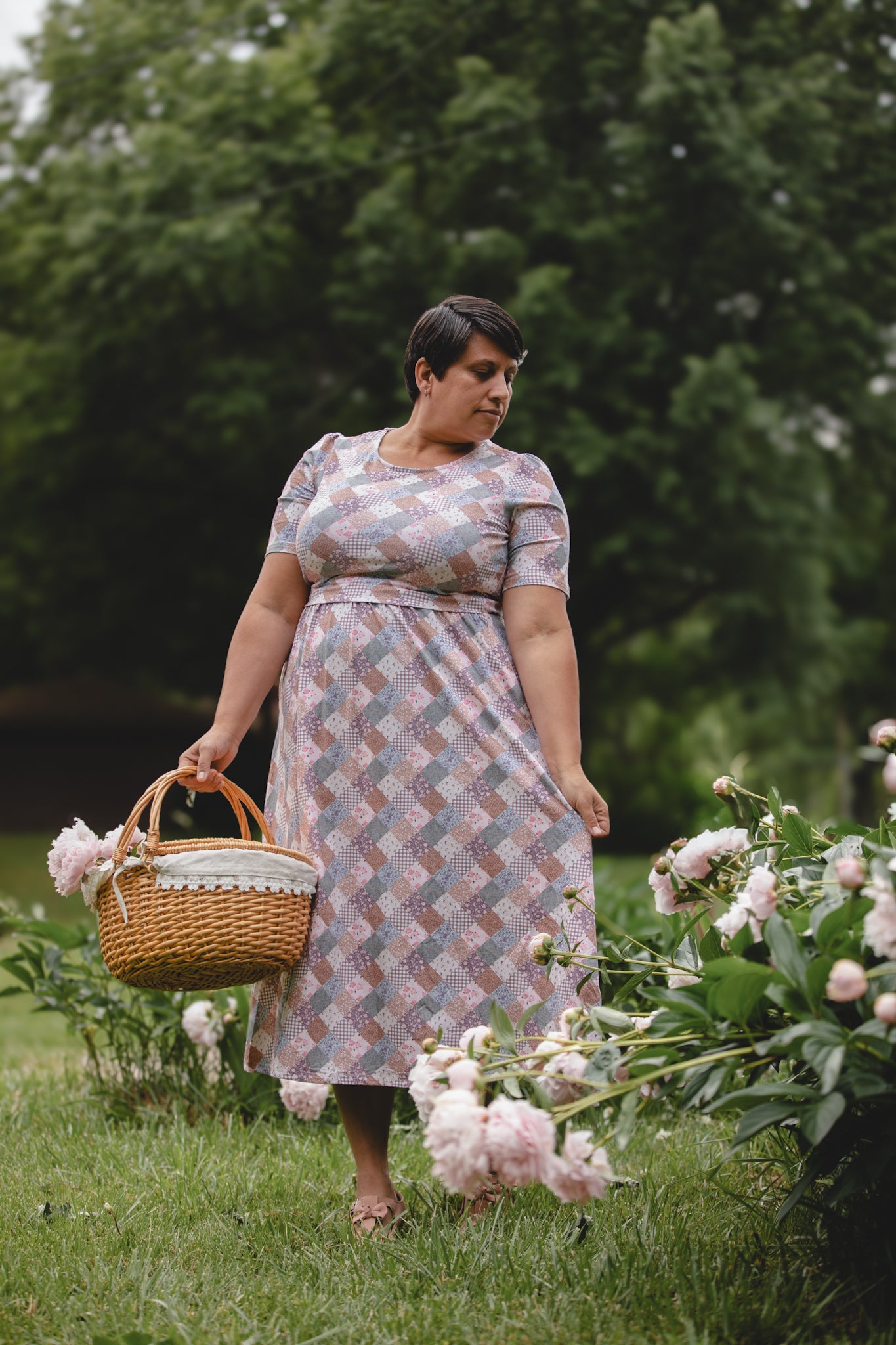 Woven Wildflower ~ Everyday Dress (straight sleeves)