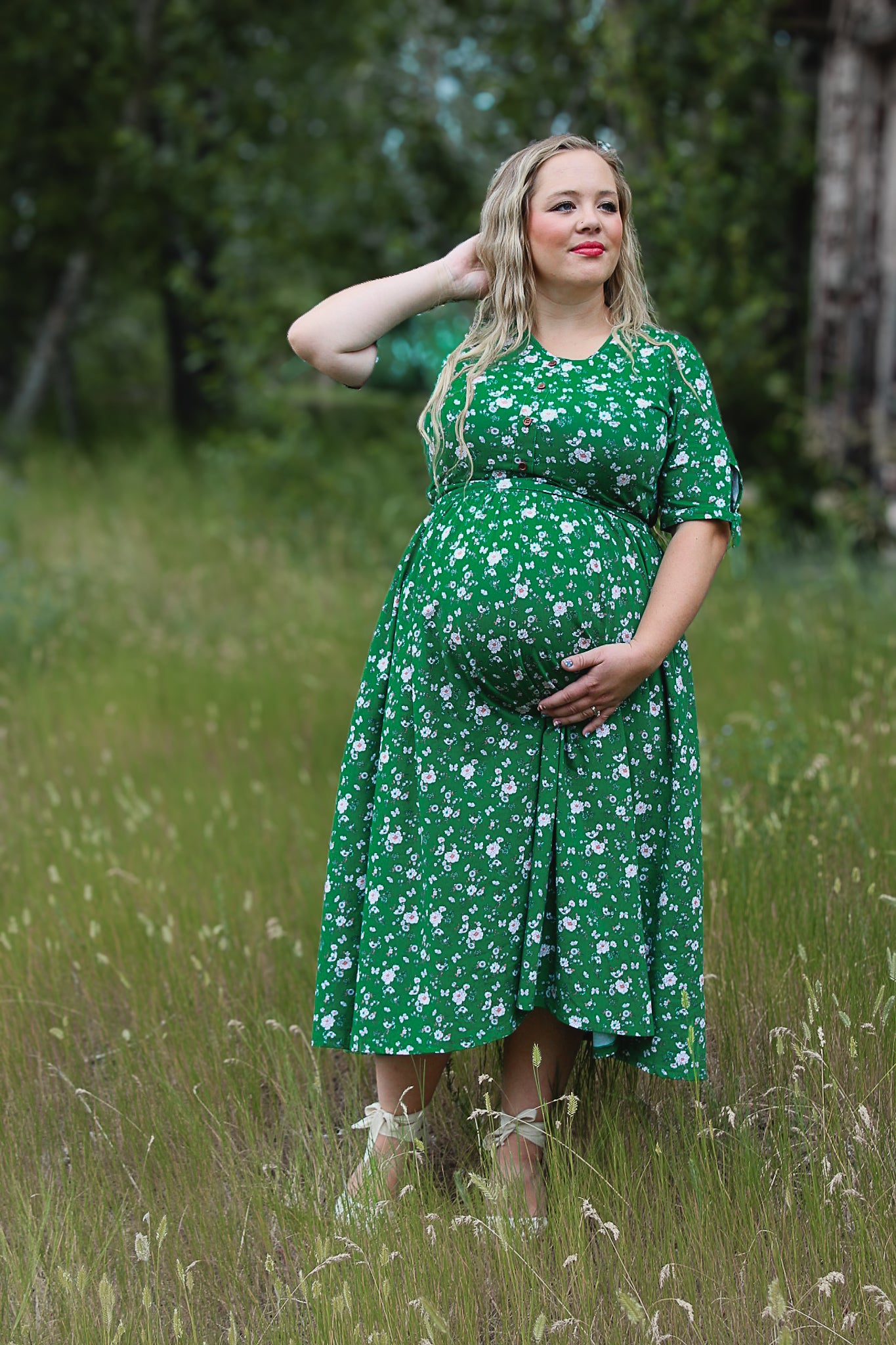 Greenvale Gossamer ~ Rowena Midi
