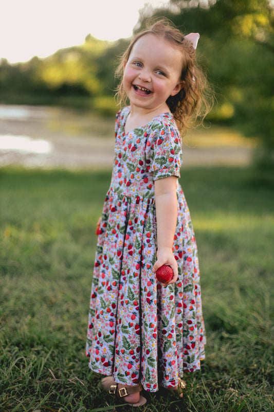 Strawberry Serenity ~ Mini Sweetheart Dress
