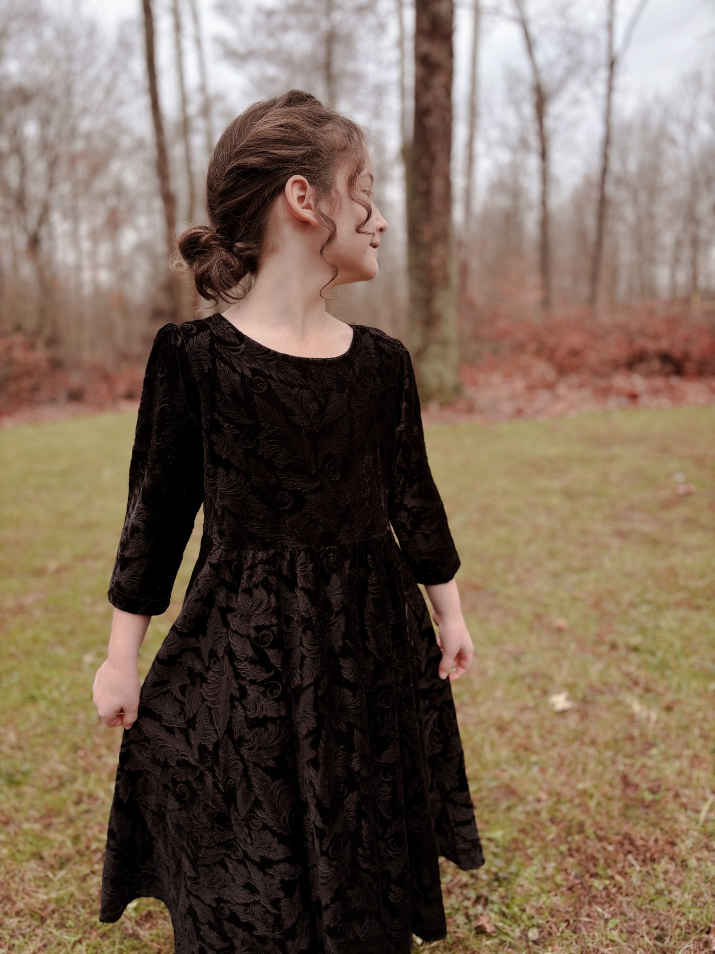 Noir Luxe ~ Fairy-twirl Dress