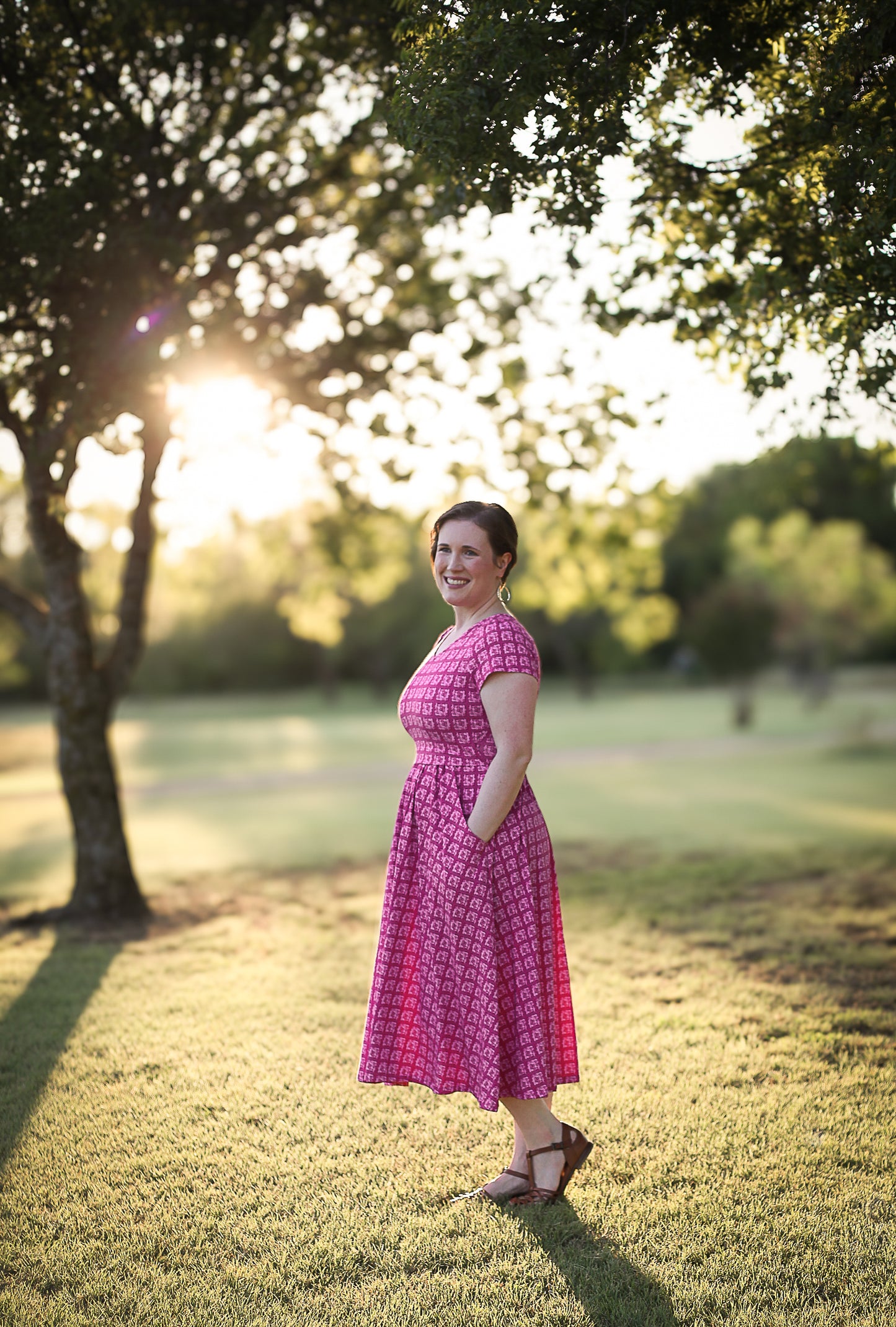 Daisy Mosaïque ~ Canterbury Classic Dress