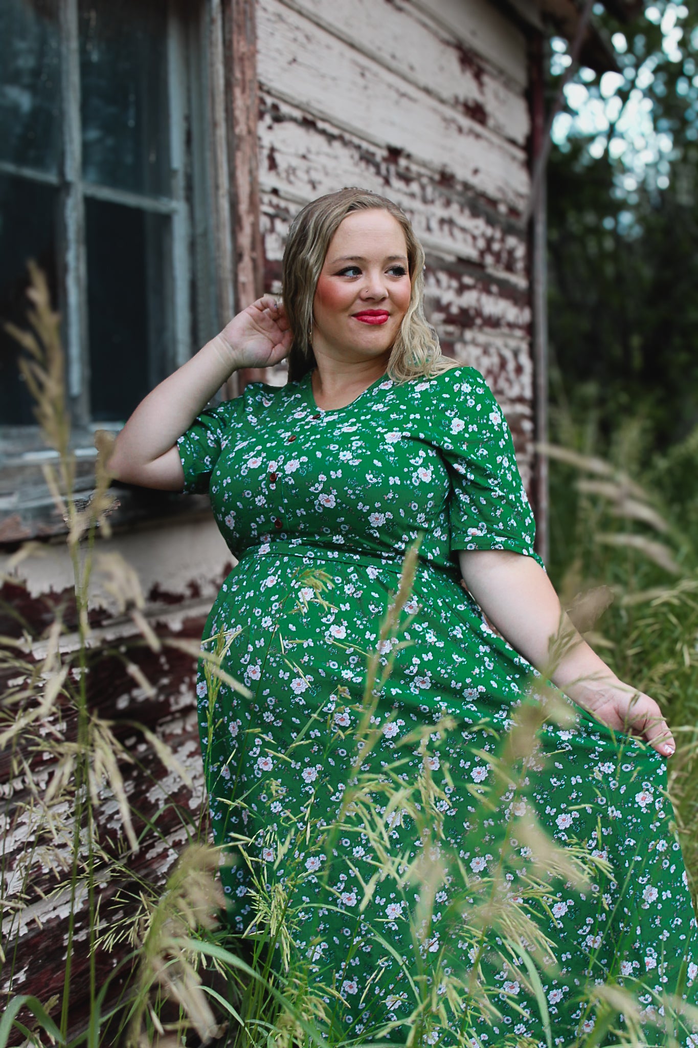 Greenvale Gossamer ~ Rowena Midi