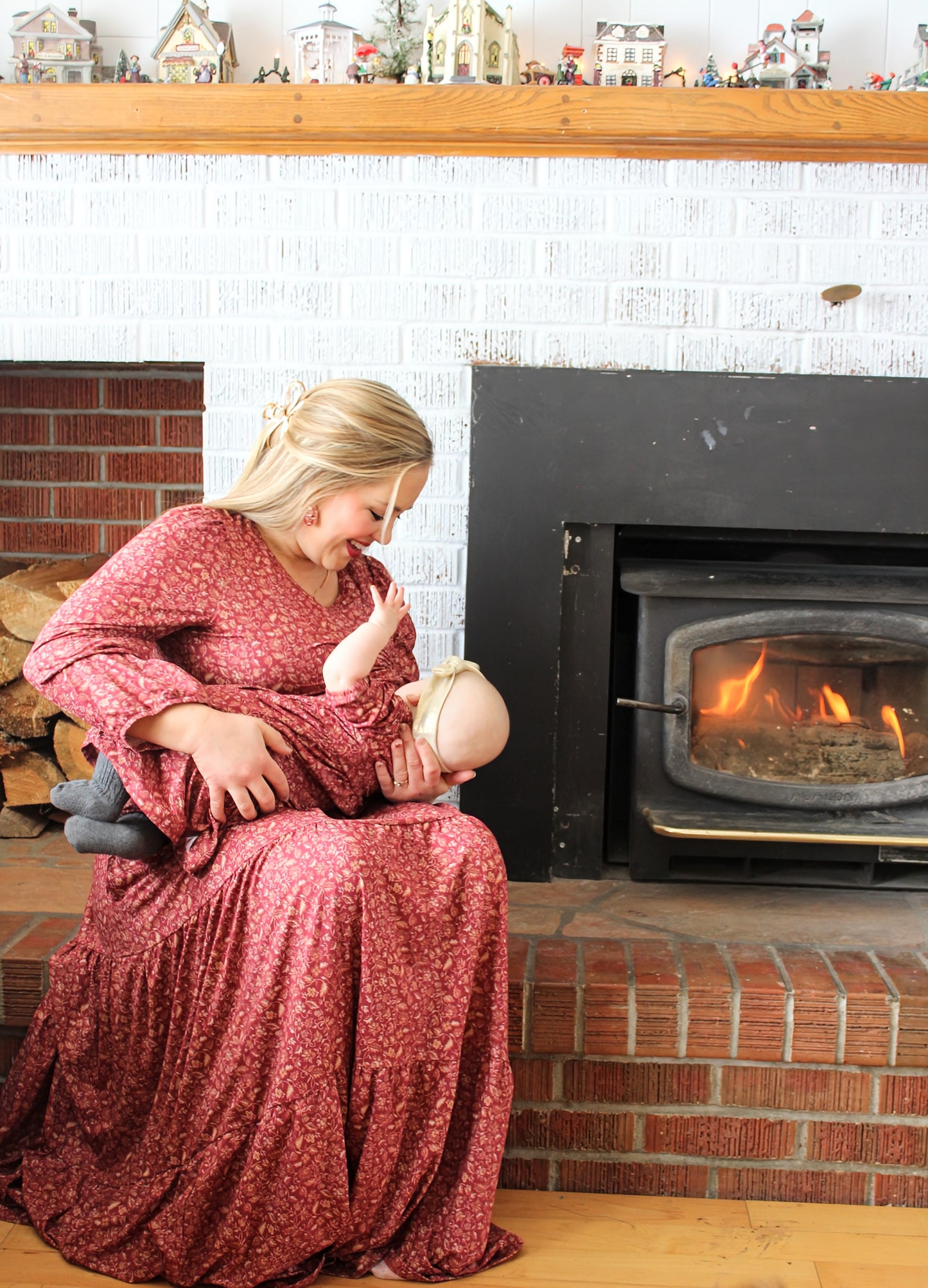 Crimson Ember ~ Novella Dress