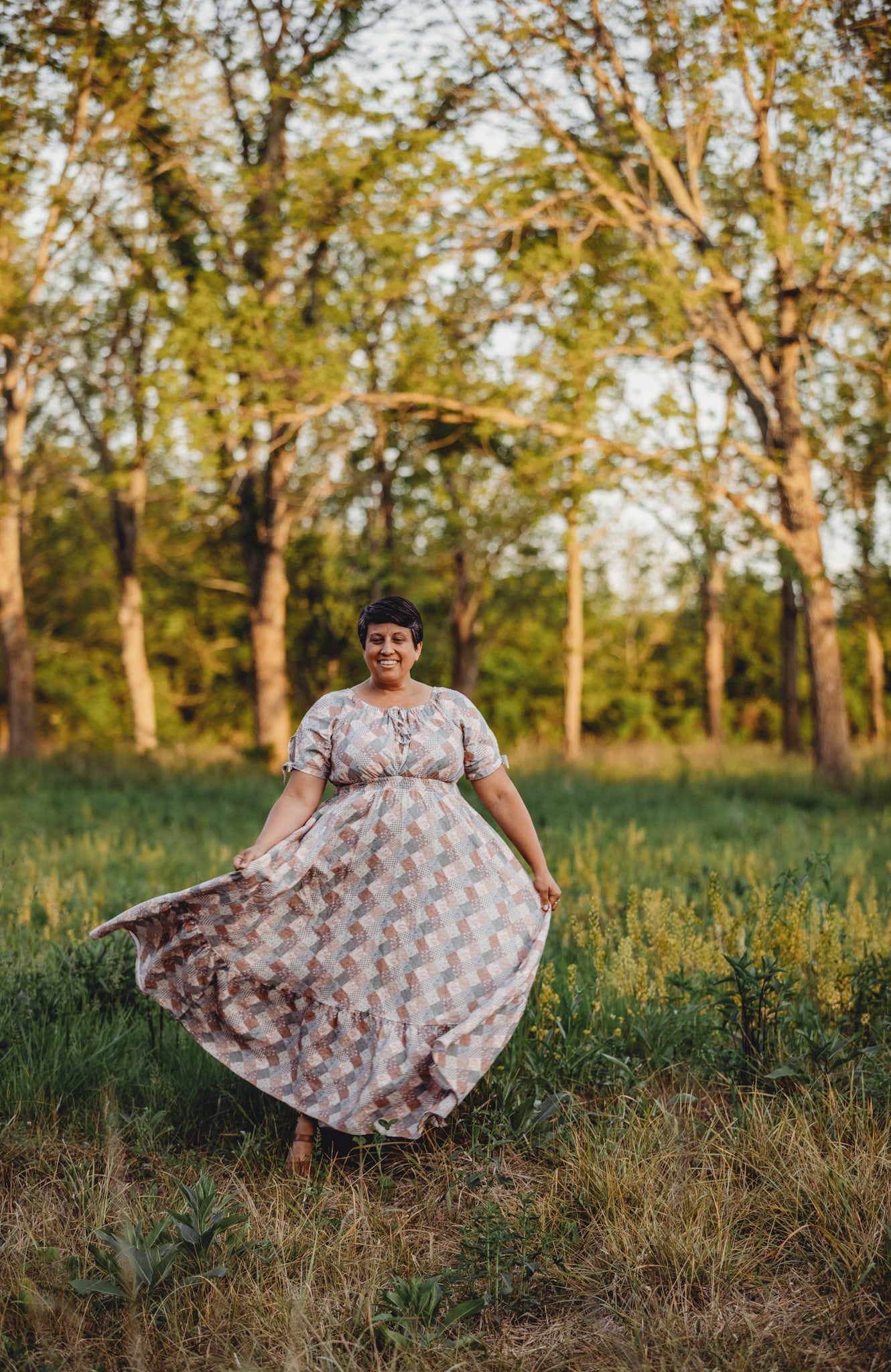 Woven Wildflower ~ Folklore Maxi