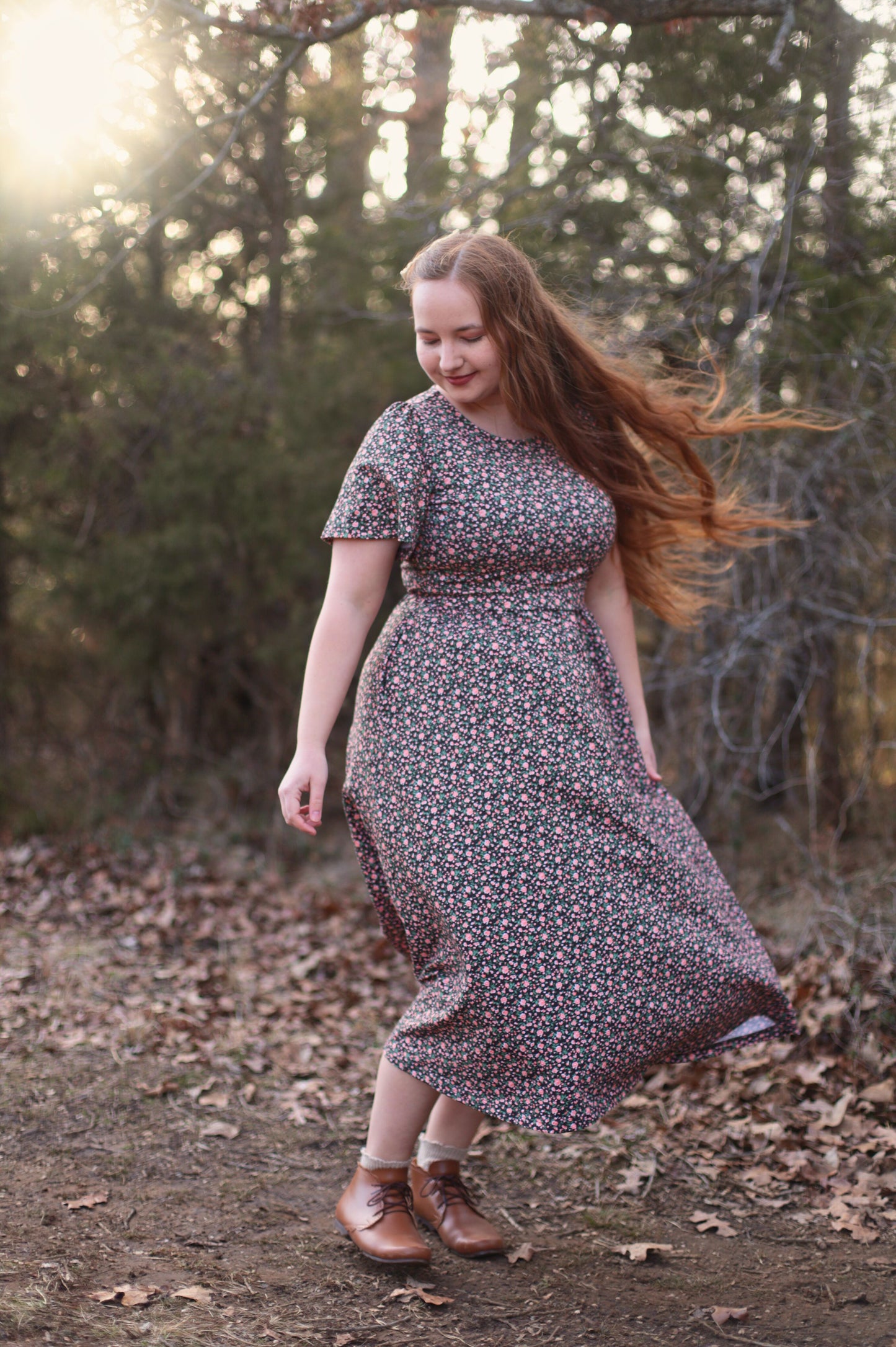 Woodsie Floral ~ Everyday Dress