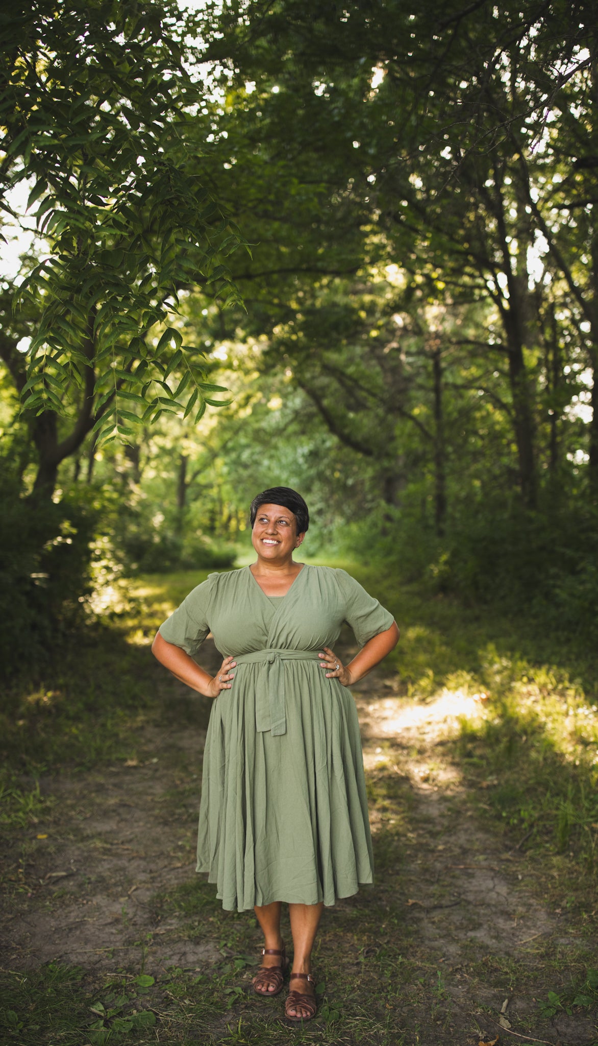 Sage ~ Wildwood Dress
