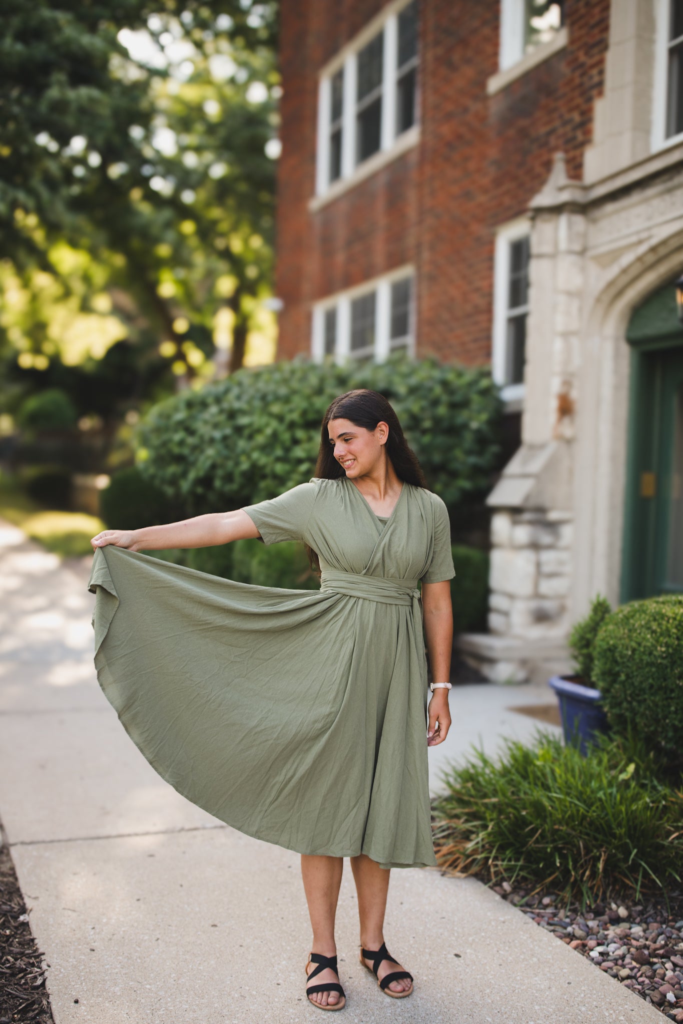 Sage ~ Wildwood Dress