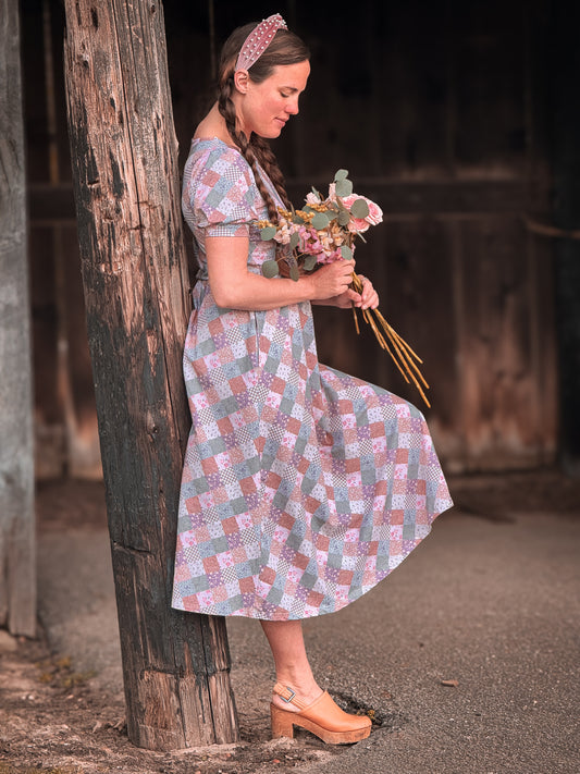 Woven Wildflower ~ Everyday Dress (banded sleeves)