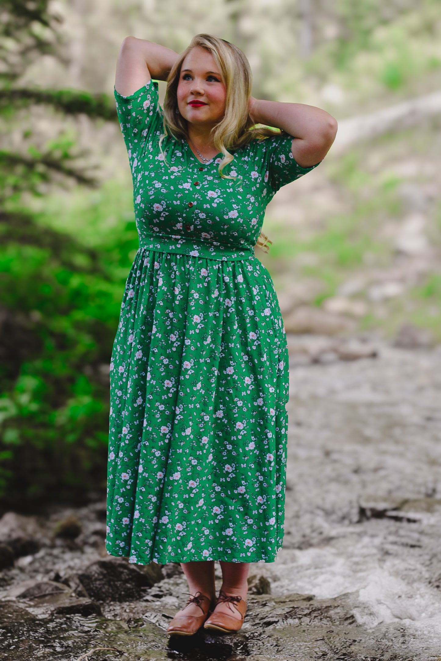 Greenvale Gossamer ~ Rowena Midi