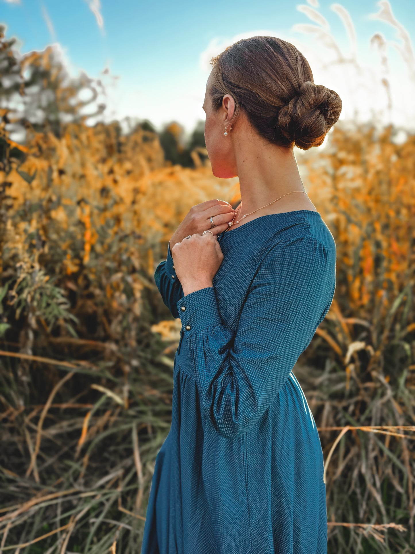 Indigo Lattice ~ Hearthside Maxi