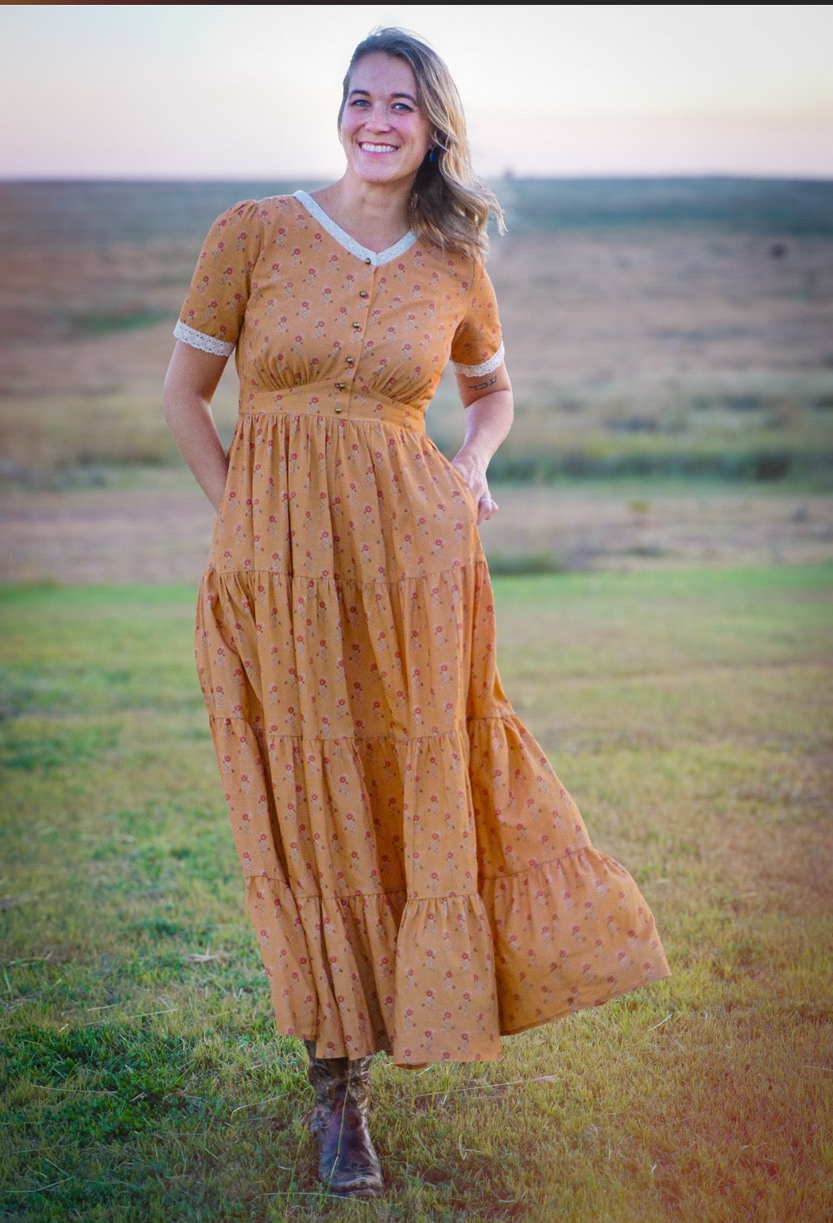 Pressed Marigold ~ Keepsake Dress