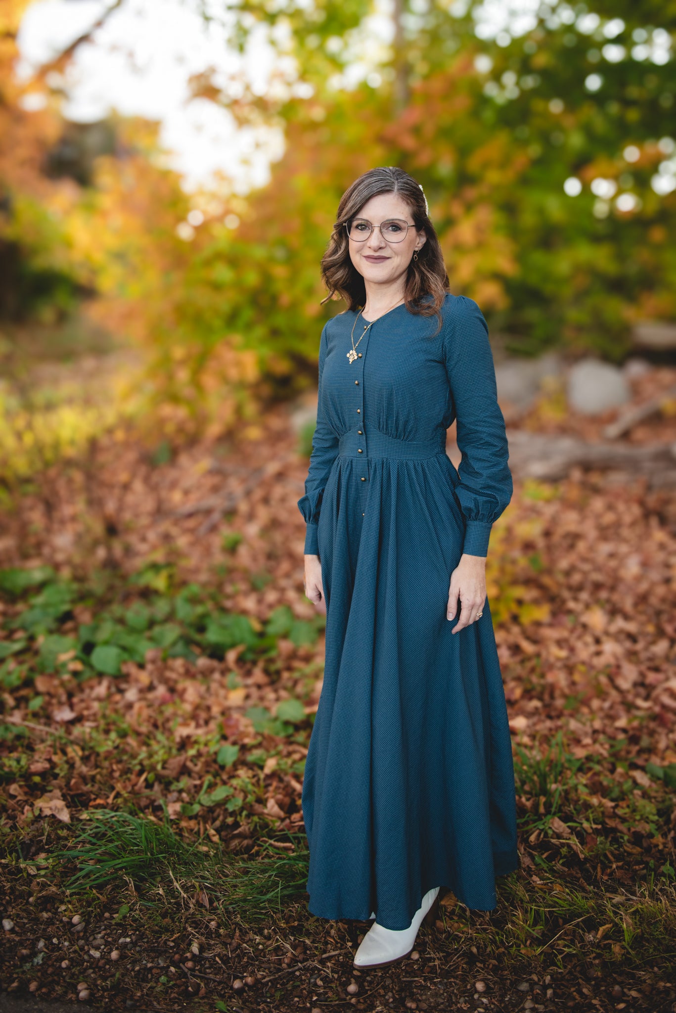 Indigo Lattice ~ Hearthside Maxi