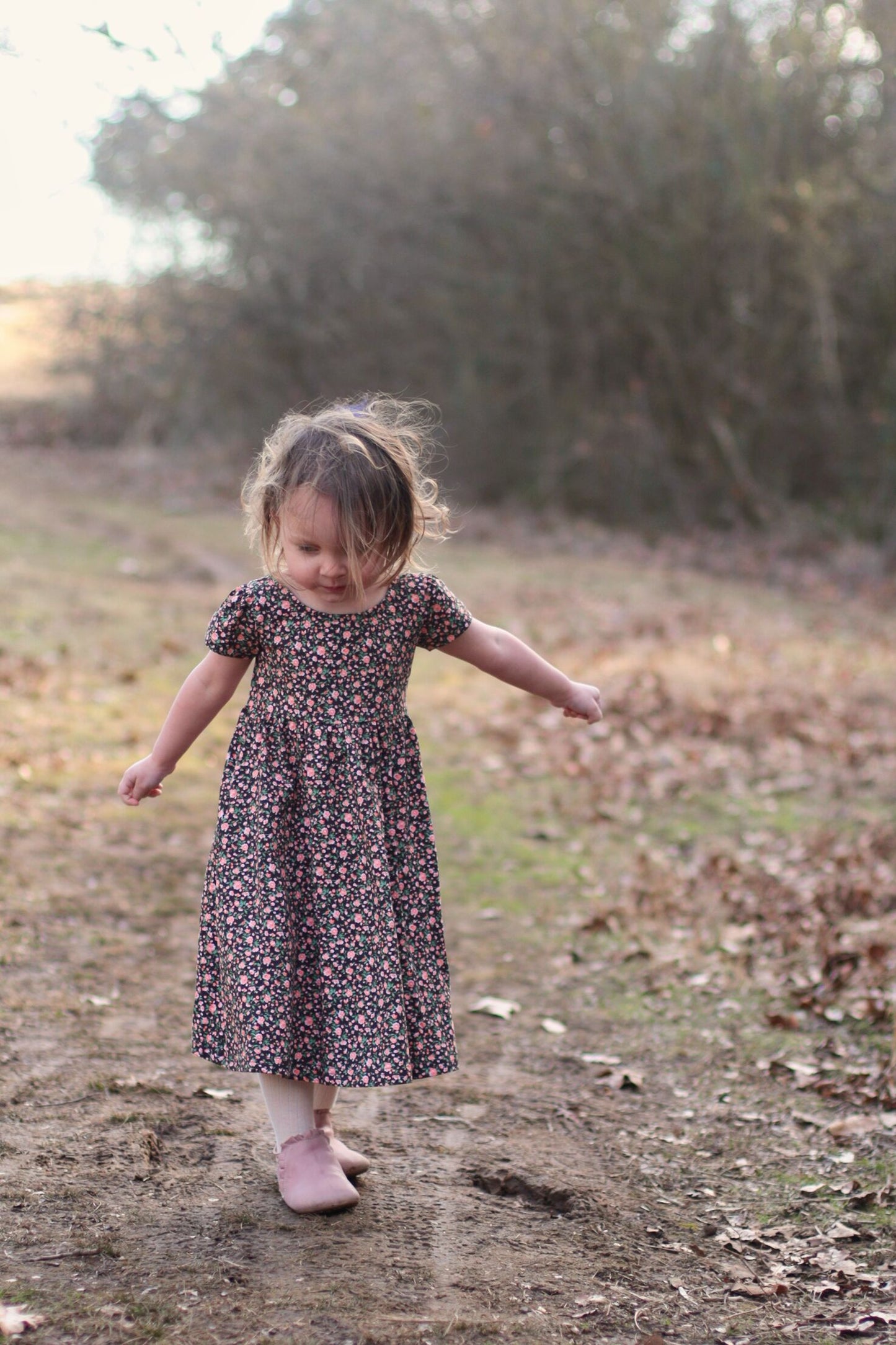 Woodsie Floral ~ Mini Everyday Dress