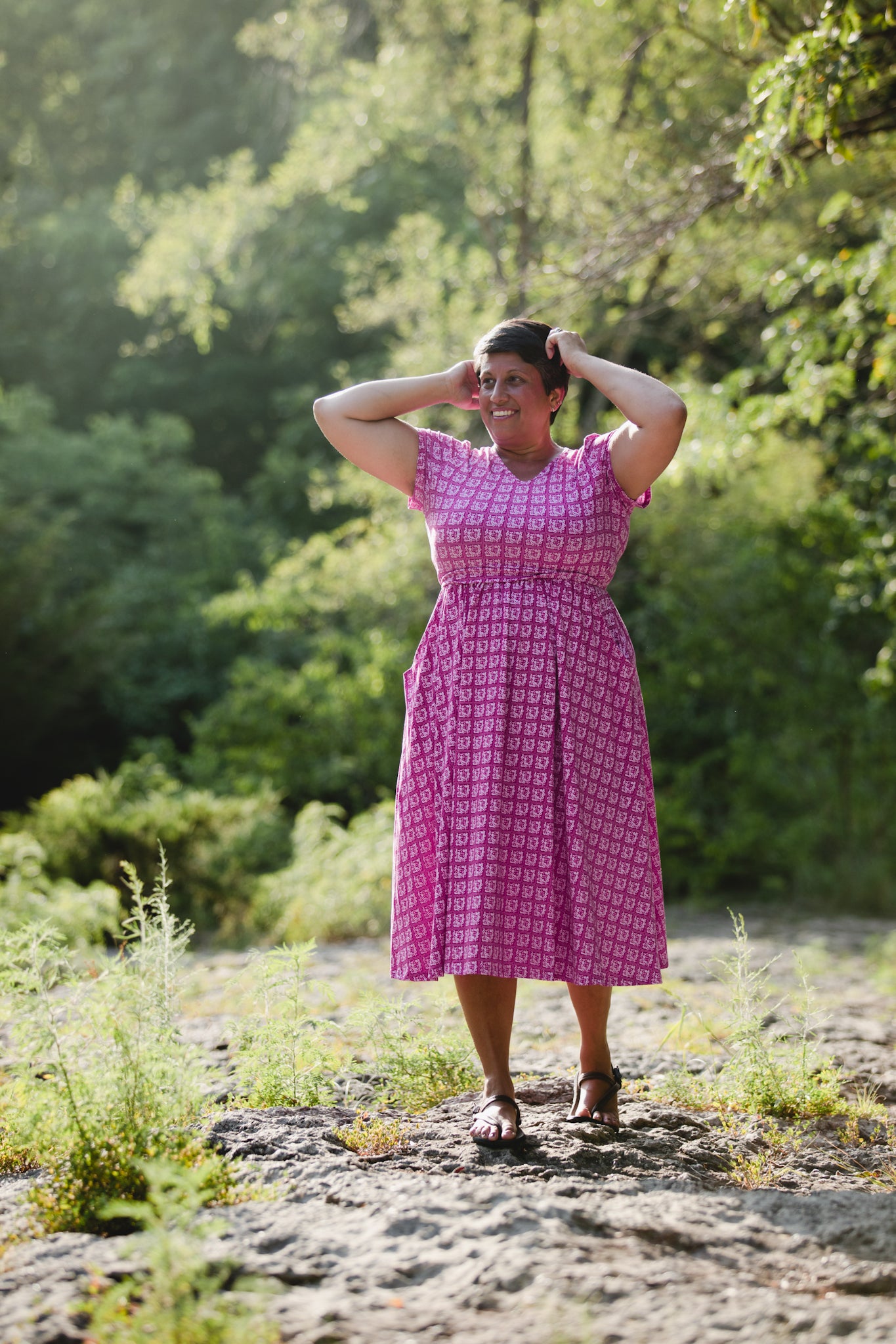 Daisy Mosaïque ~ Canterbury Classic Dress