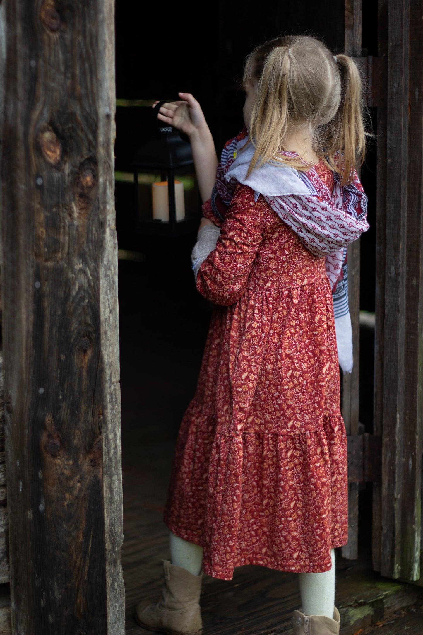 Crimson Ember ~ Novella Dress