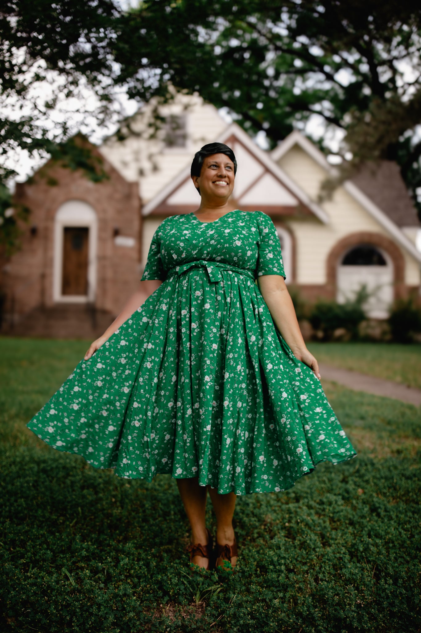 Greenvale Gossamer ~ Wildwood Dress