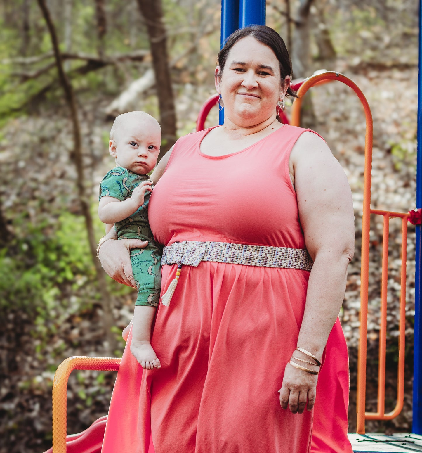 Classic Coral ~ Homesteader Dress