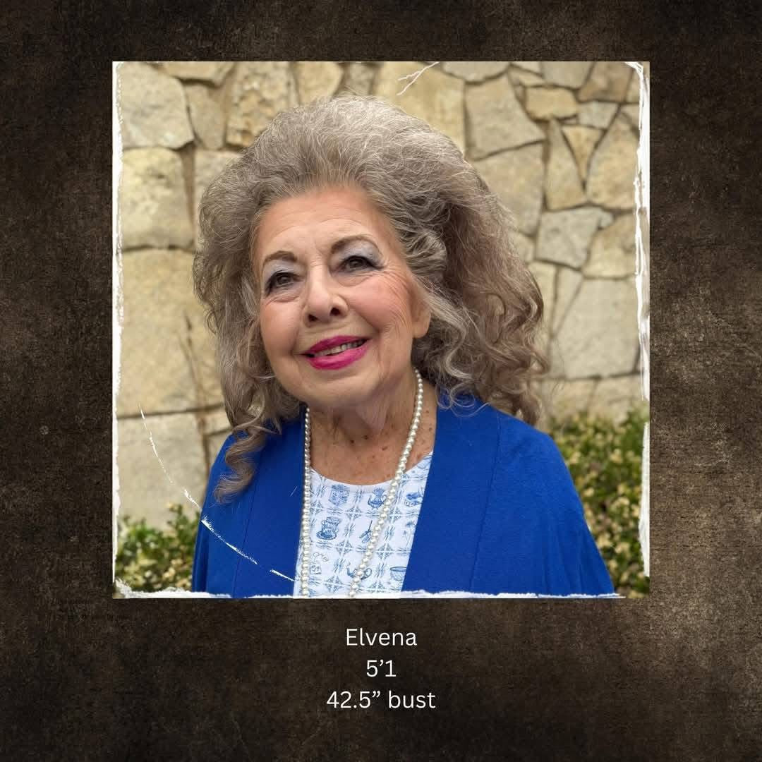 woman wearing a vintage-style green and white modest nursing dress