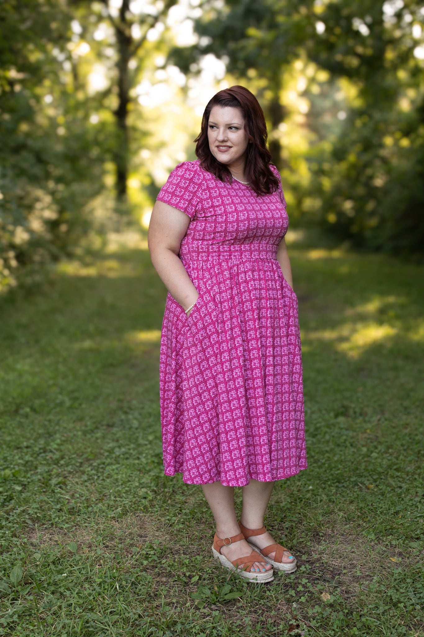 Daisy Mosaïque ~ Canterbury Classic Dress
