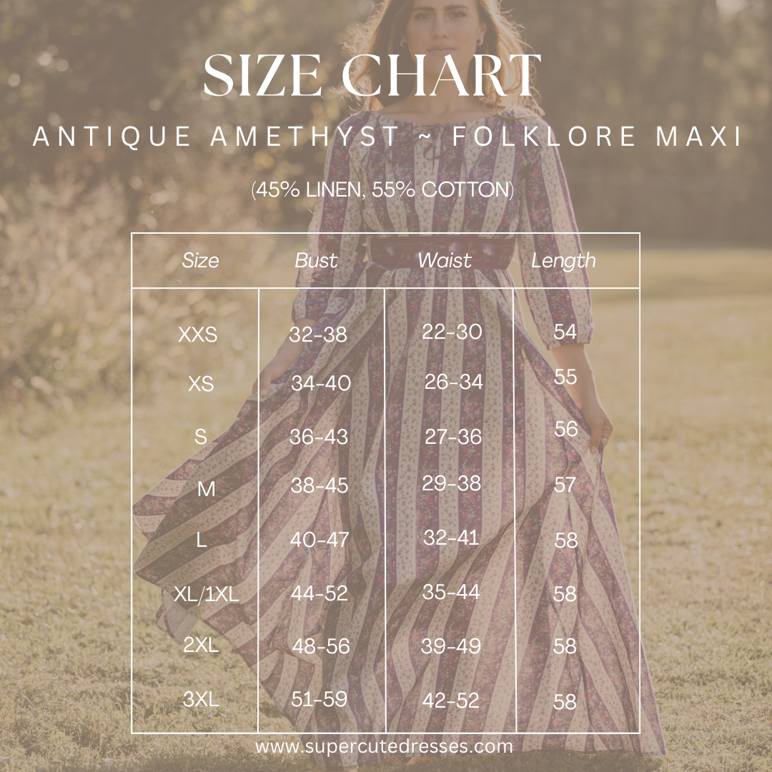 Antique Amethyst ~ Folklore Maxi