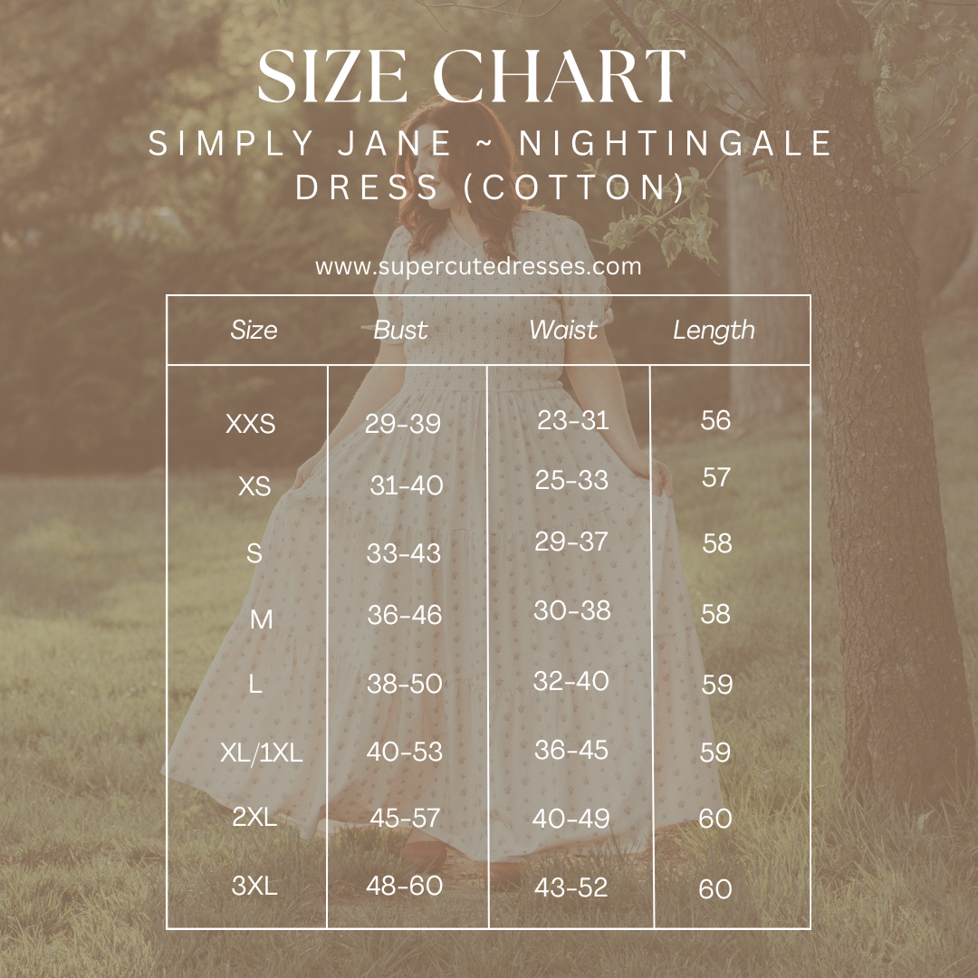 Simply Jane ~ Nightingale Dress