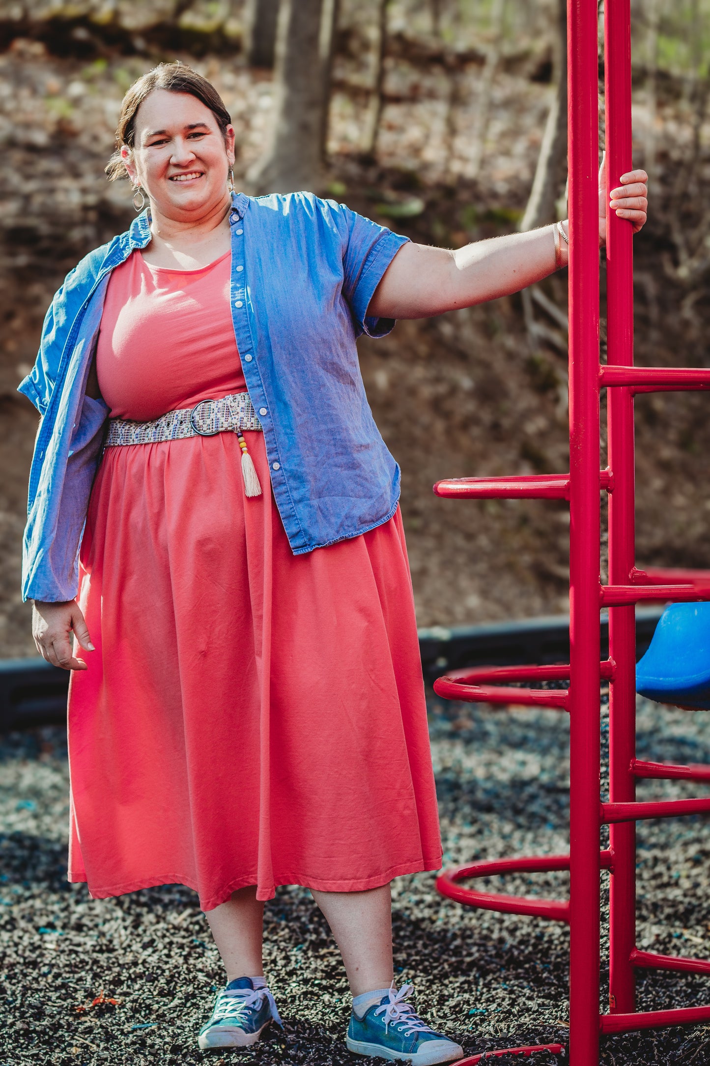Classic Coral ~ Homesteader Dress