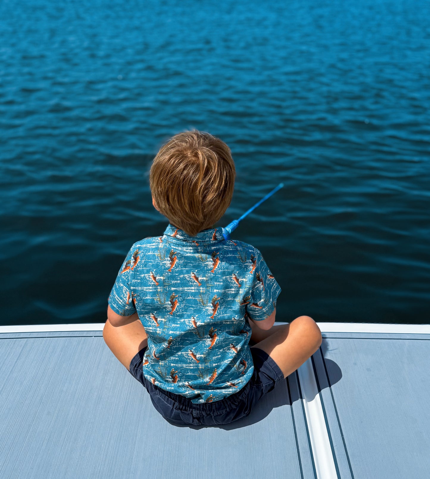 Reel Catch ~ Boy’s Perseverance Polo