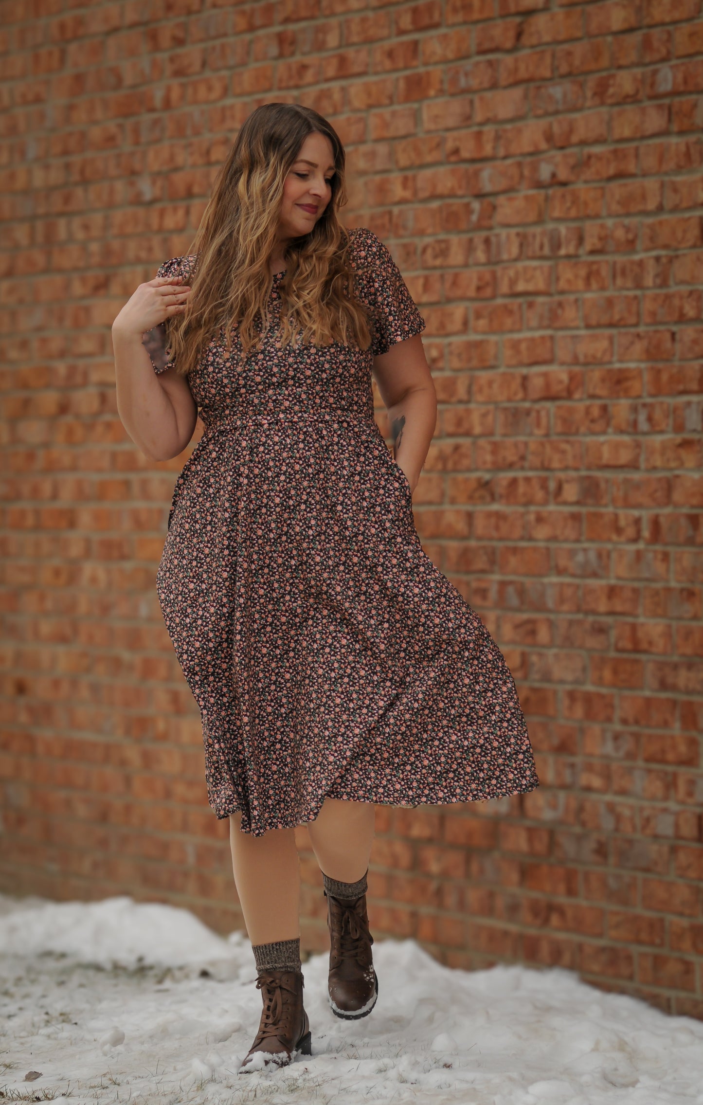 Woodsie Floral ~ Everyday Dress
