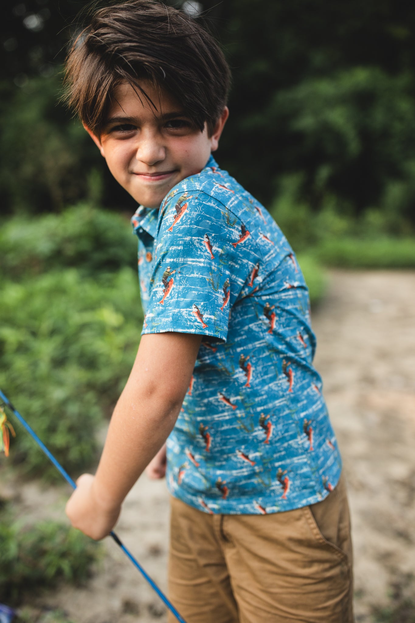Reel Catch ~ Boy’s Perseverance Polo