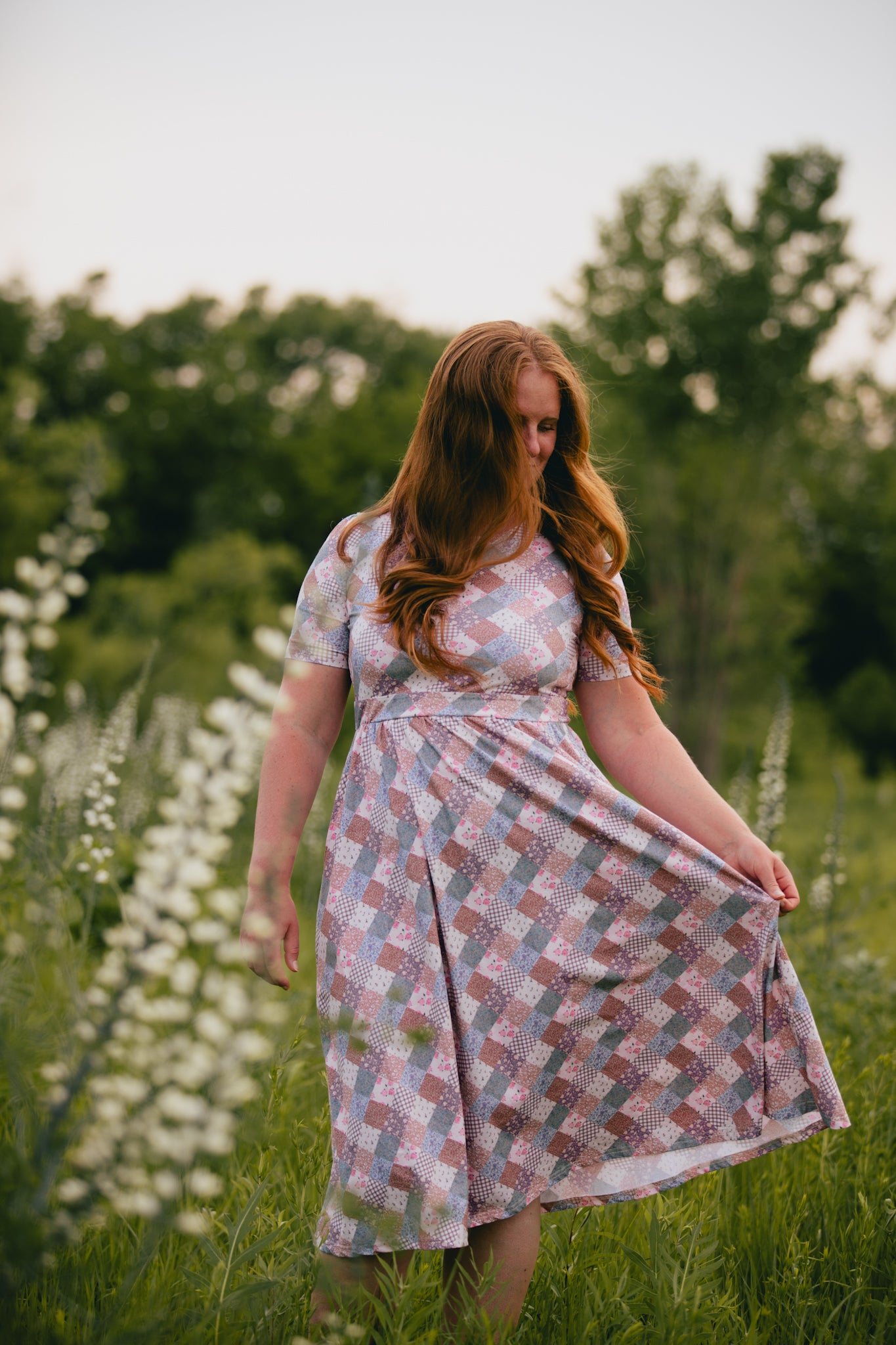 Woven Wildflower ~ Everyday Dress (straight sleeves)