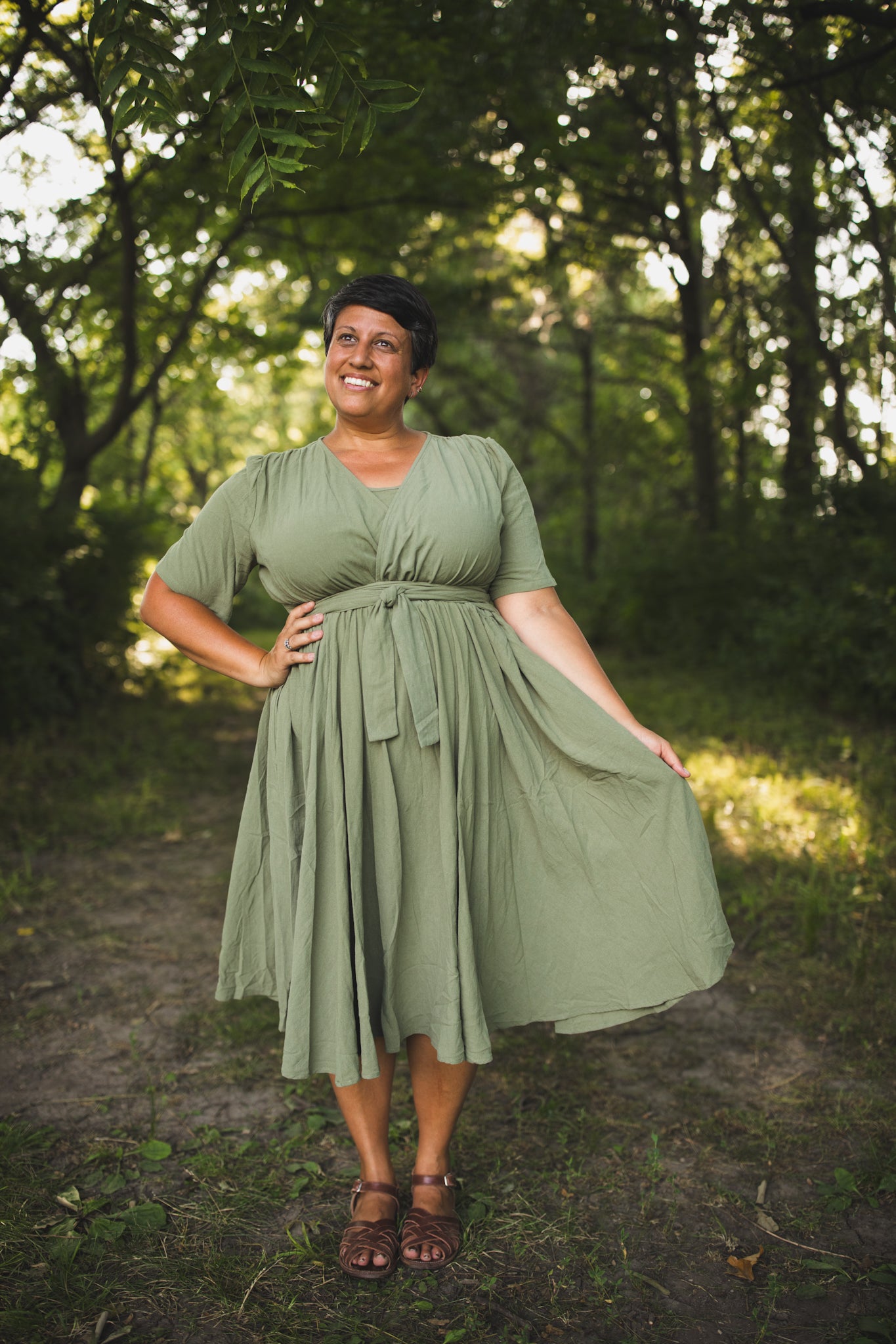 Sage ~ Wildwood Dress